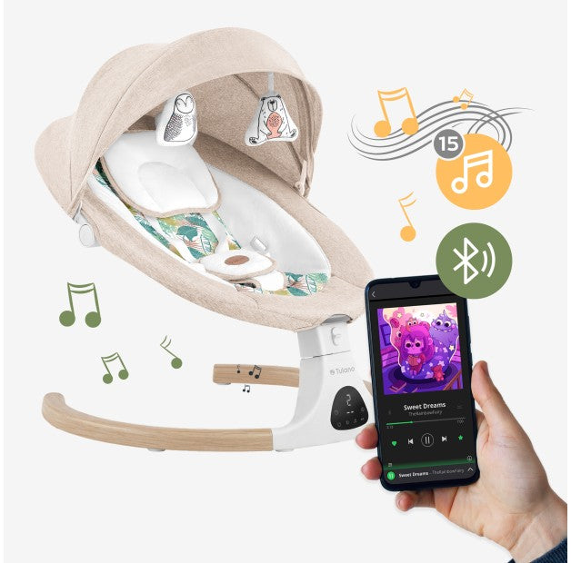 Sedia a dondolo elettronica Tulano Astrid 35 Beige