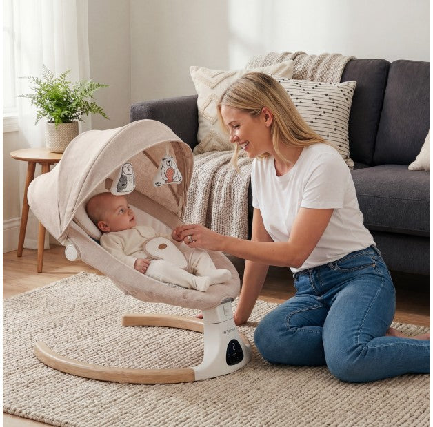 Sedia a dondolo elettronica Tulano Astrid 35 Beige
