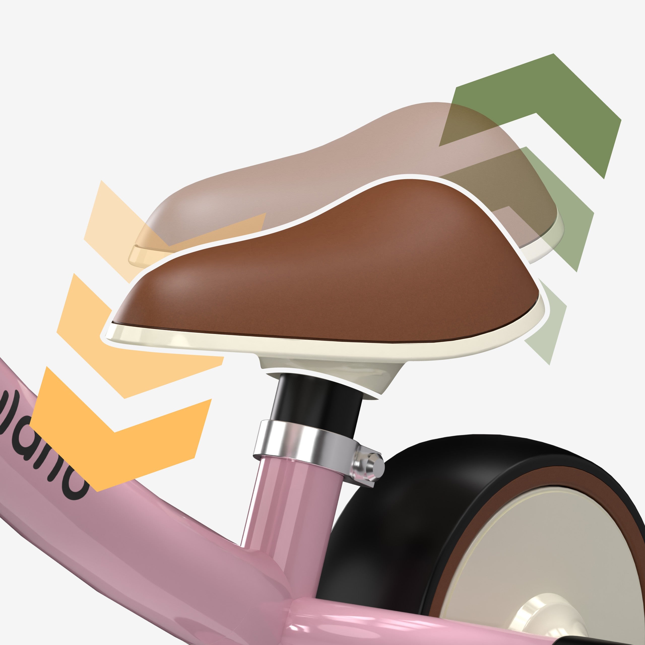 Bicicletta senza pedali Tulano Scout 15 Pink