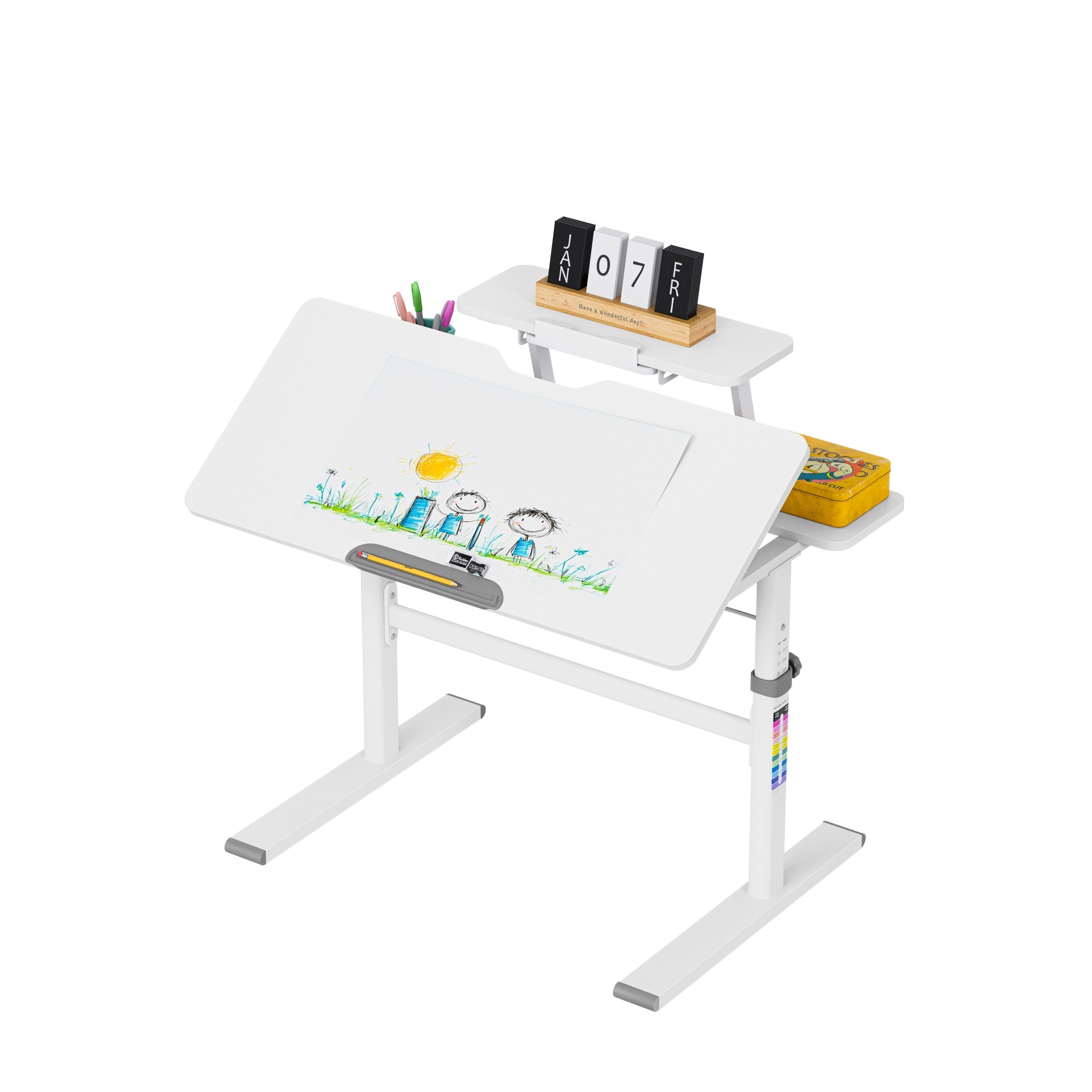 OUTLET Scrivania per bambini regolabile Mark Adler Study 3.7 Grey