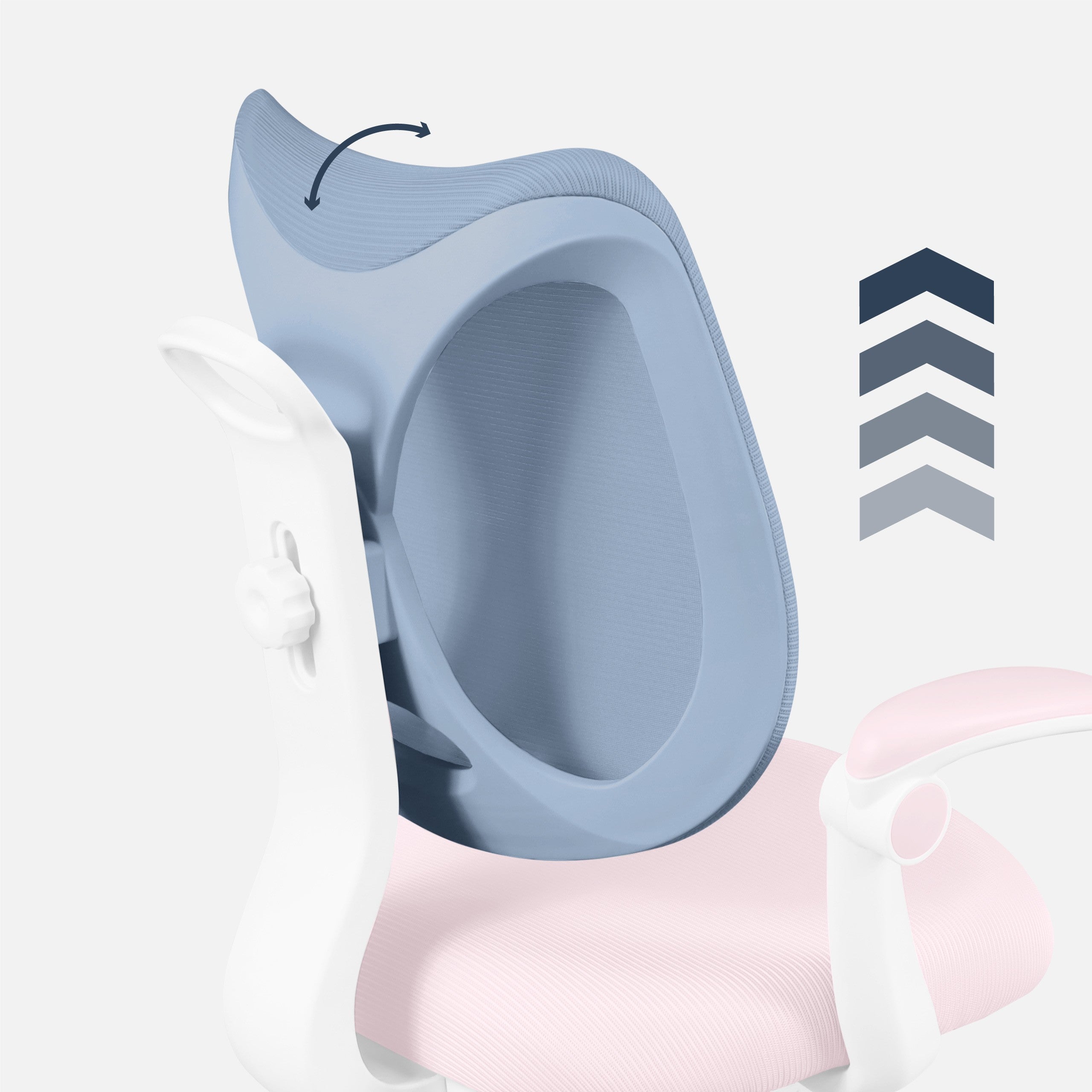 Poltrona ergonomica per bambini Mark Adler Junior 4.6 Pink
