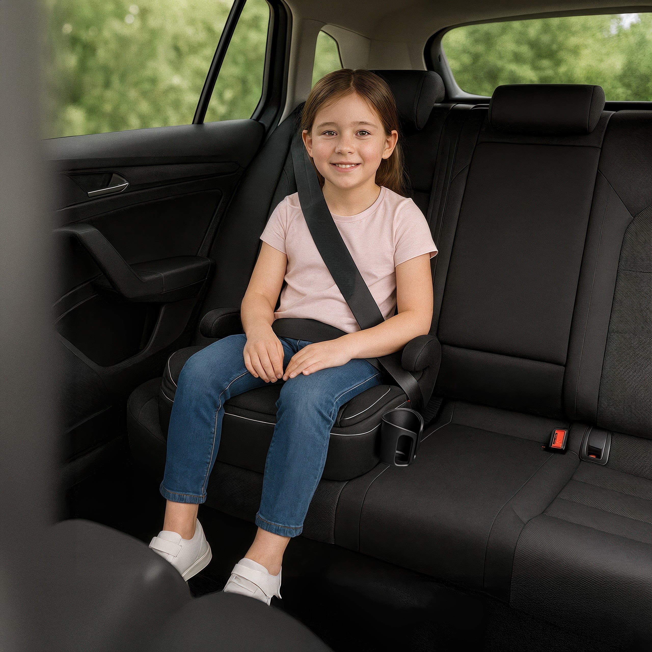 Seggiolino auto con base Tulano Cabby 30 Black 125-150 cm I-Size