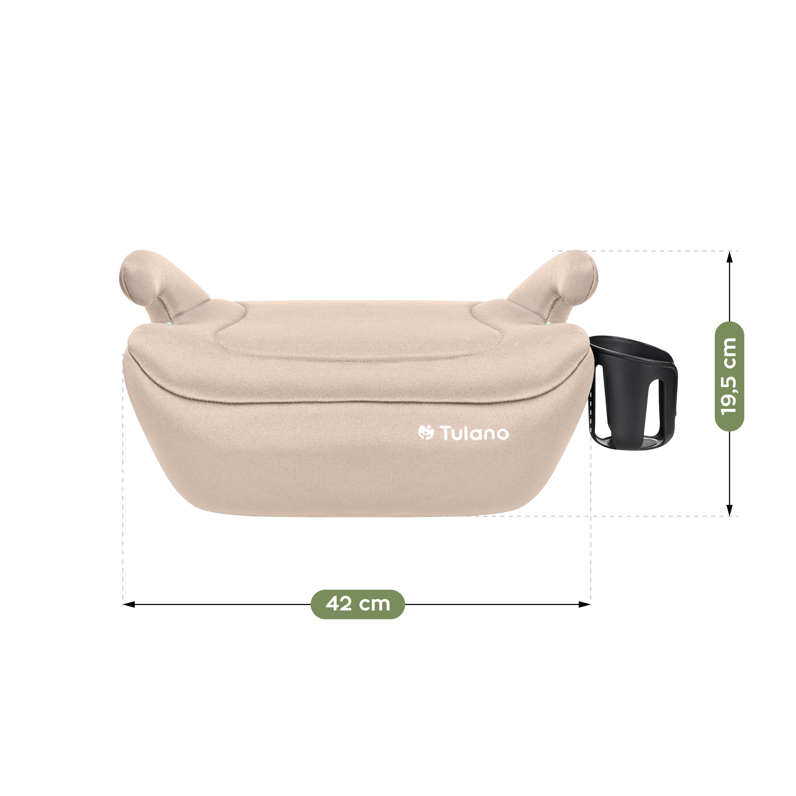 Seggiolino auto con base Tulano Cabby 20 Beige 125-150 cm I-Size
