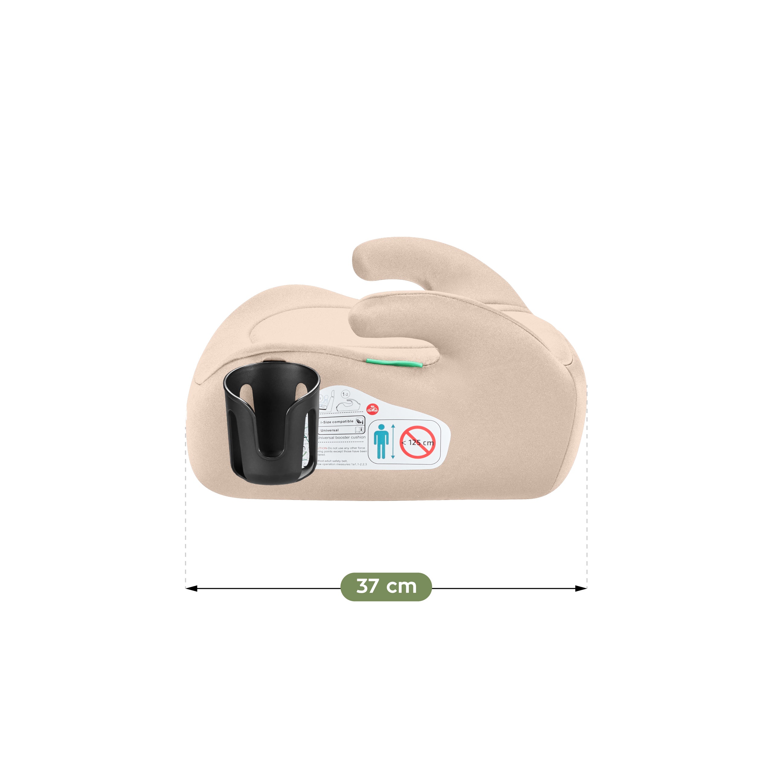 Seggiolino auto con base Tulano Cabby 20 Beige 125-150 cm I-Size
