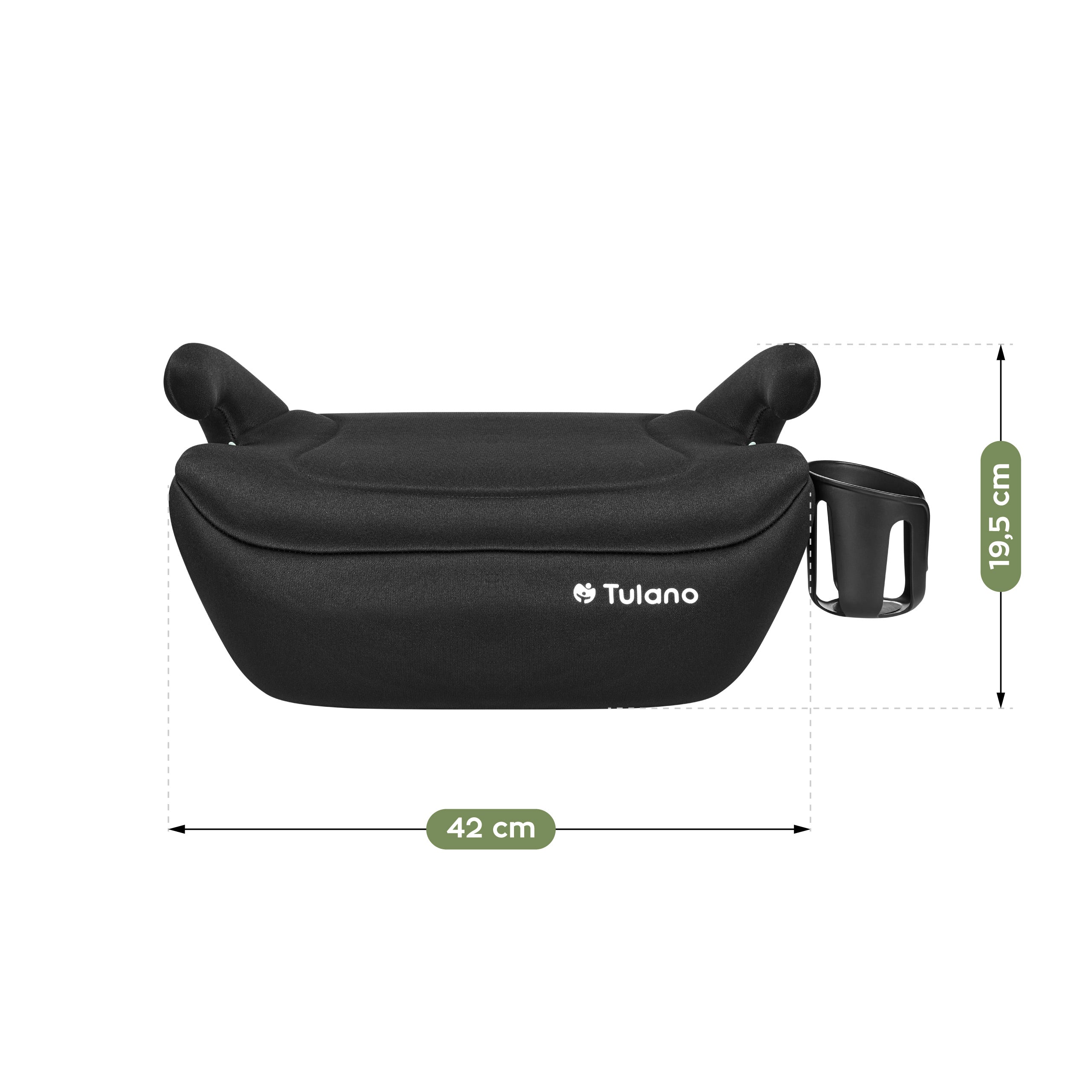 Seggiolino auto con base Tulano Cabby 20 Black 125-150 cm I-Size