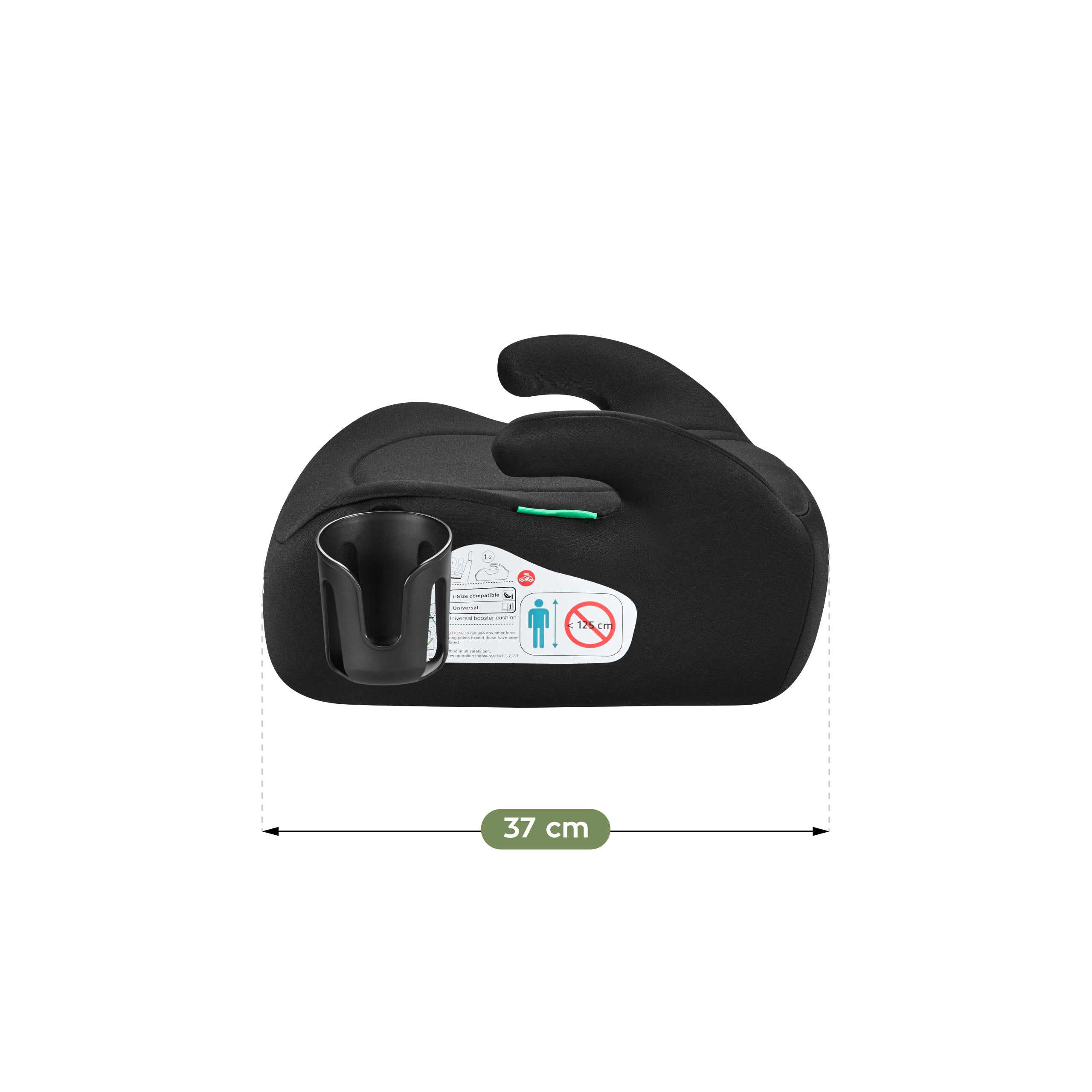 Seggiolino auto con base Tulano Cabby 20 Black 125-150 cm I-Size