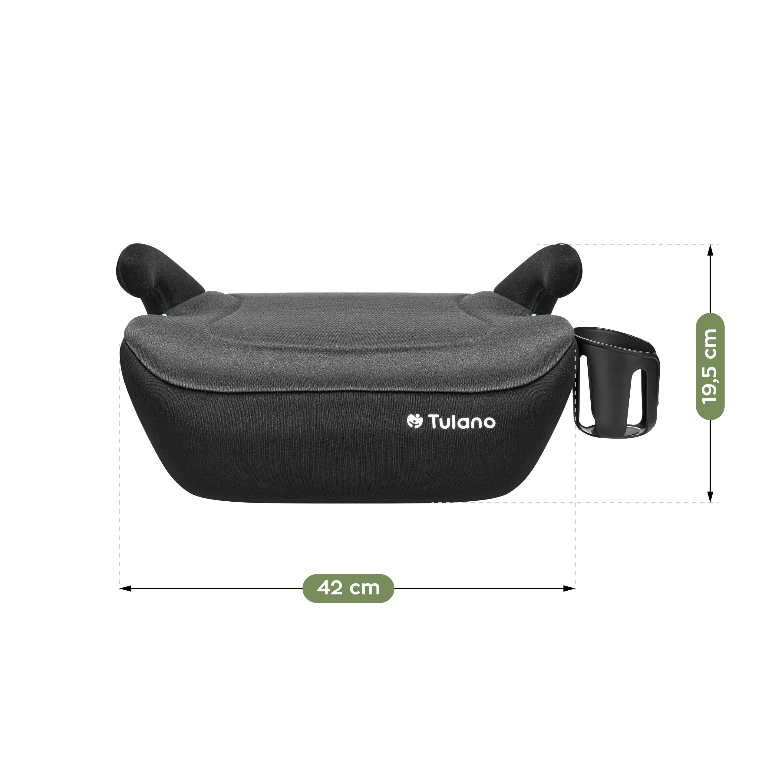 Seggiolino auto con base Tulano Cabby 20 Grey 125-150 cm I-Size