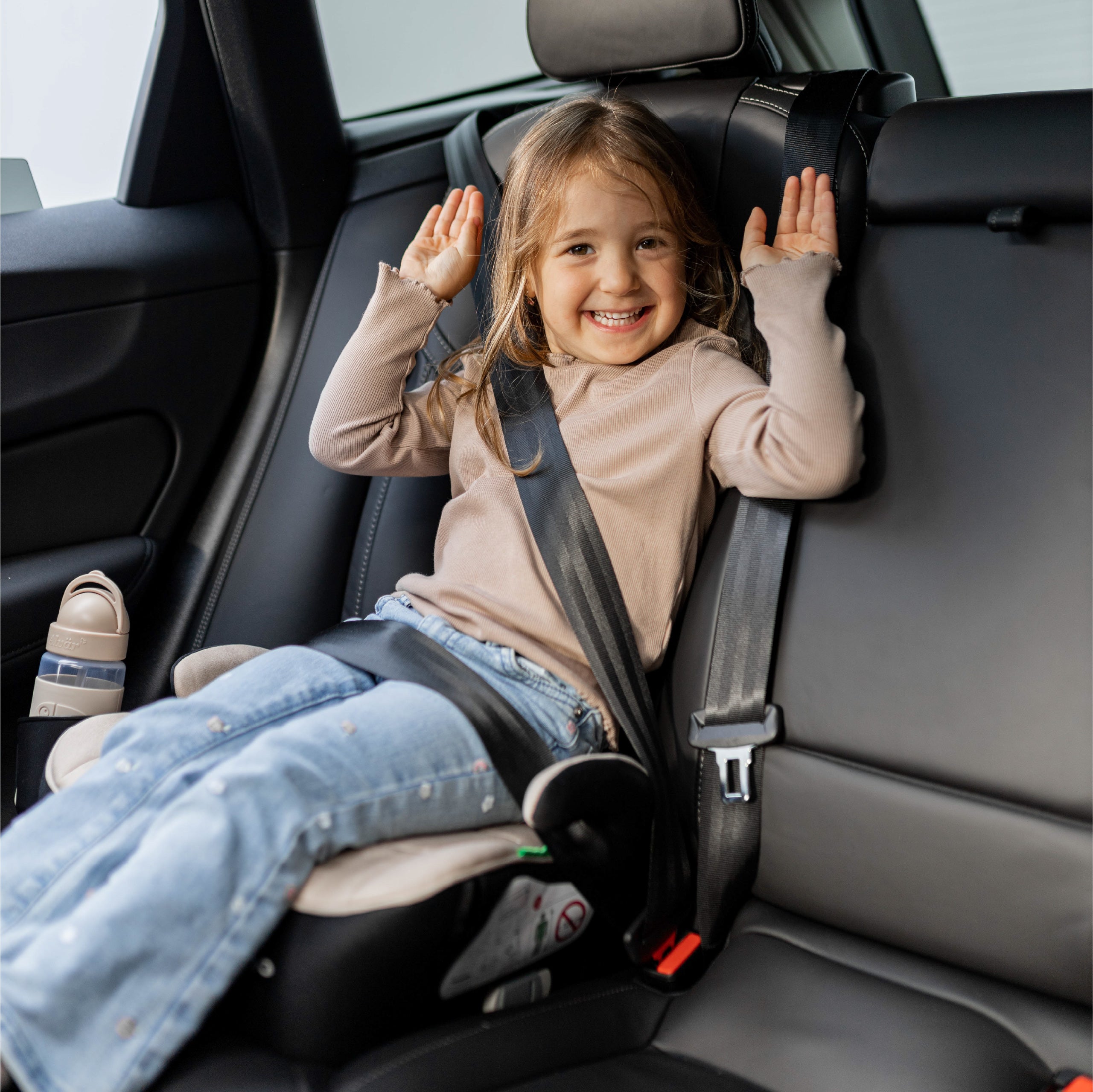 Seggiolino auto con base Tulano Cabby 30 Beige-Nero