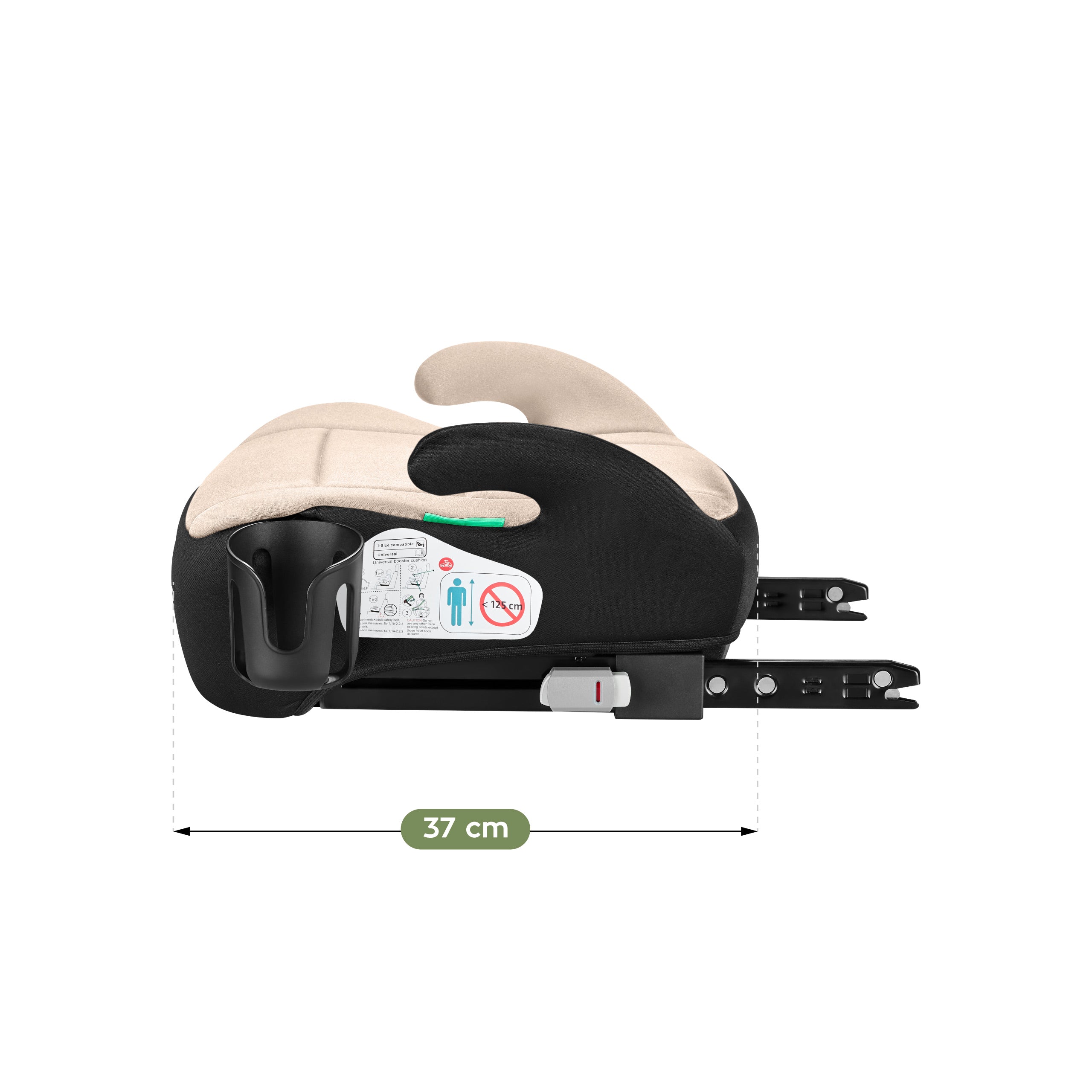 Seggiolino auto con base Tulano Cabby 30 Beige-Nero