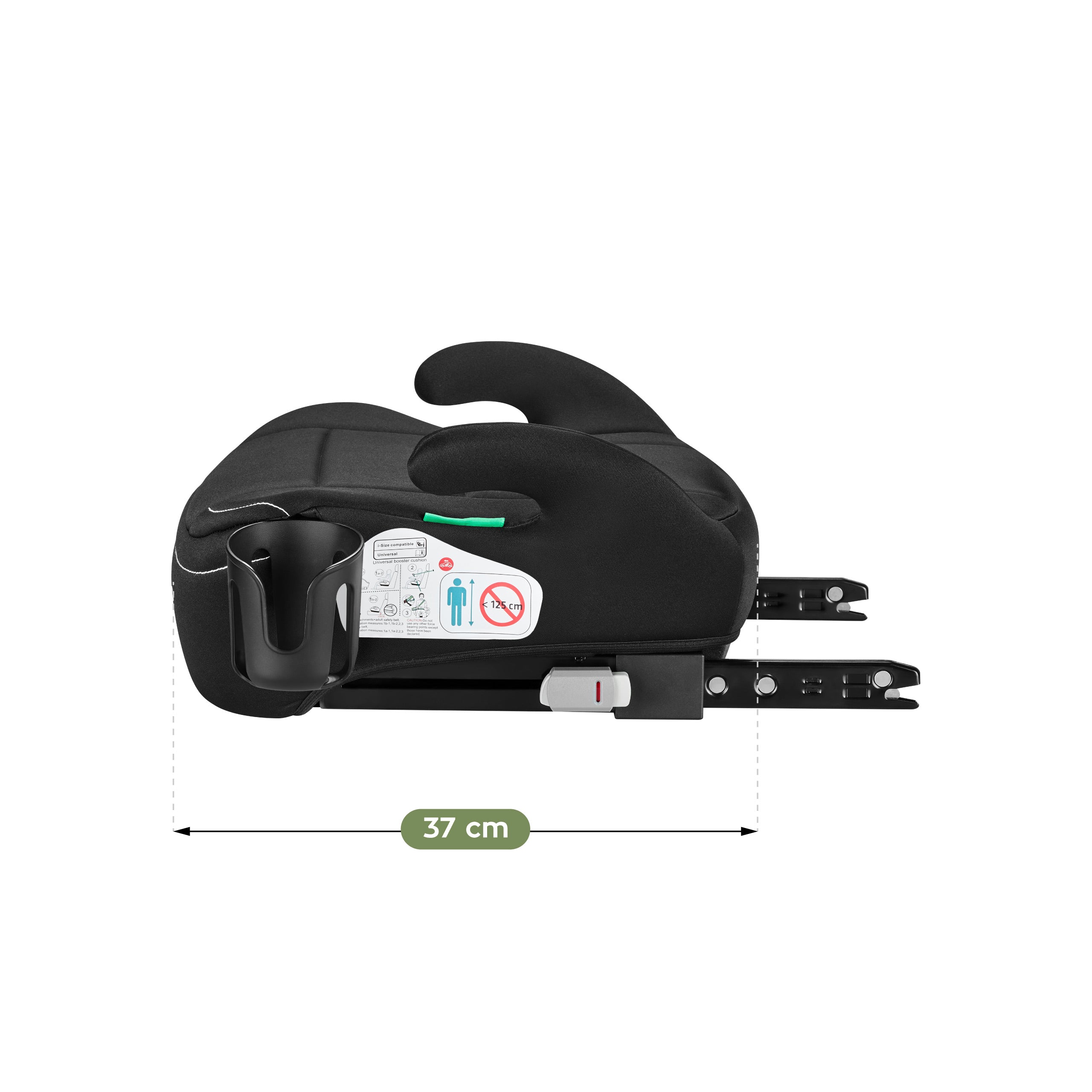 Seggiolino auto con base Tulano Cabby 30 Black 125-150 cm I-Size