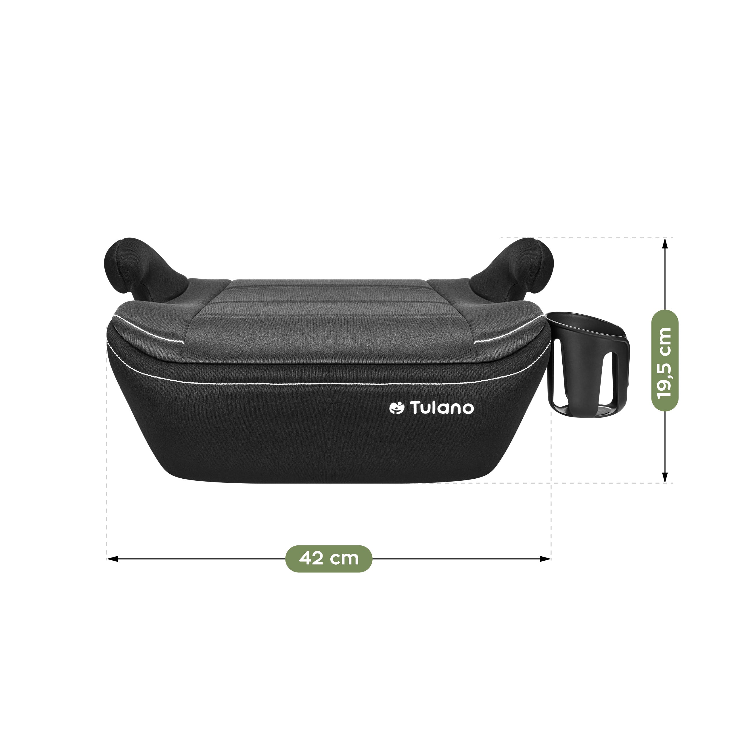 Seggiolino auto con base Tulano Cabby 30 Grey 125-150 cm I-Size