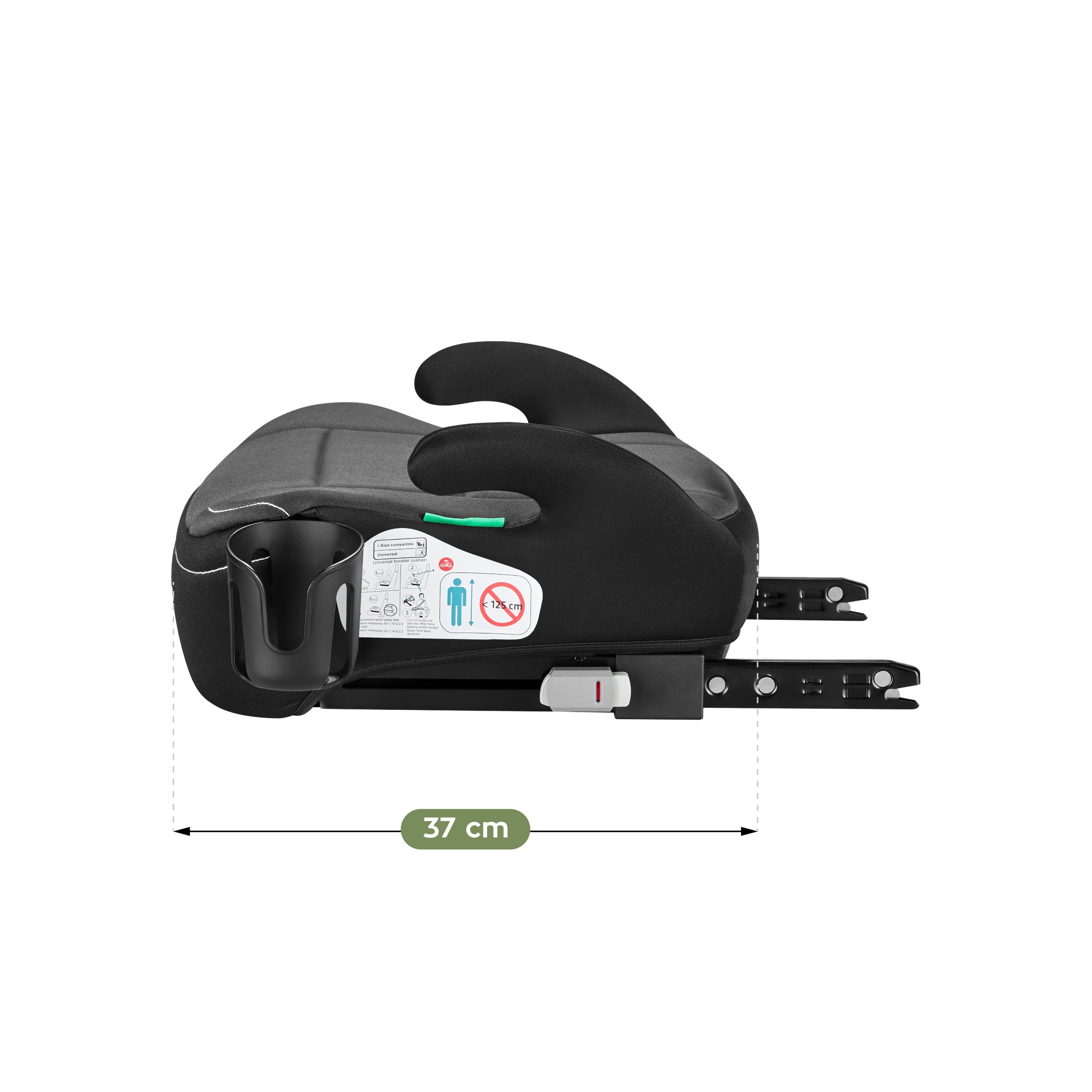 Seggiolino auto con base Tulano Cabby 30 Grey 125-150 cm I-Size