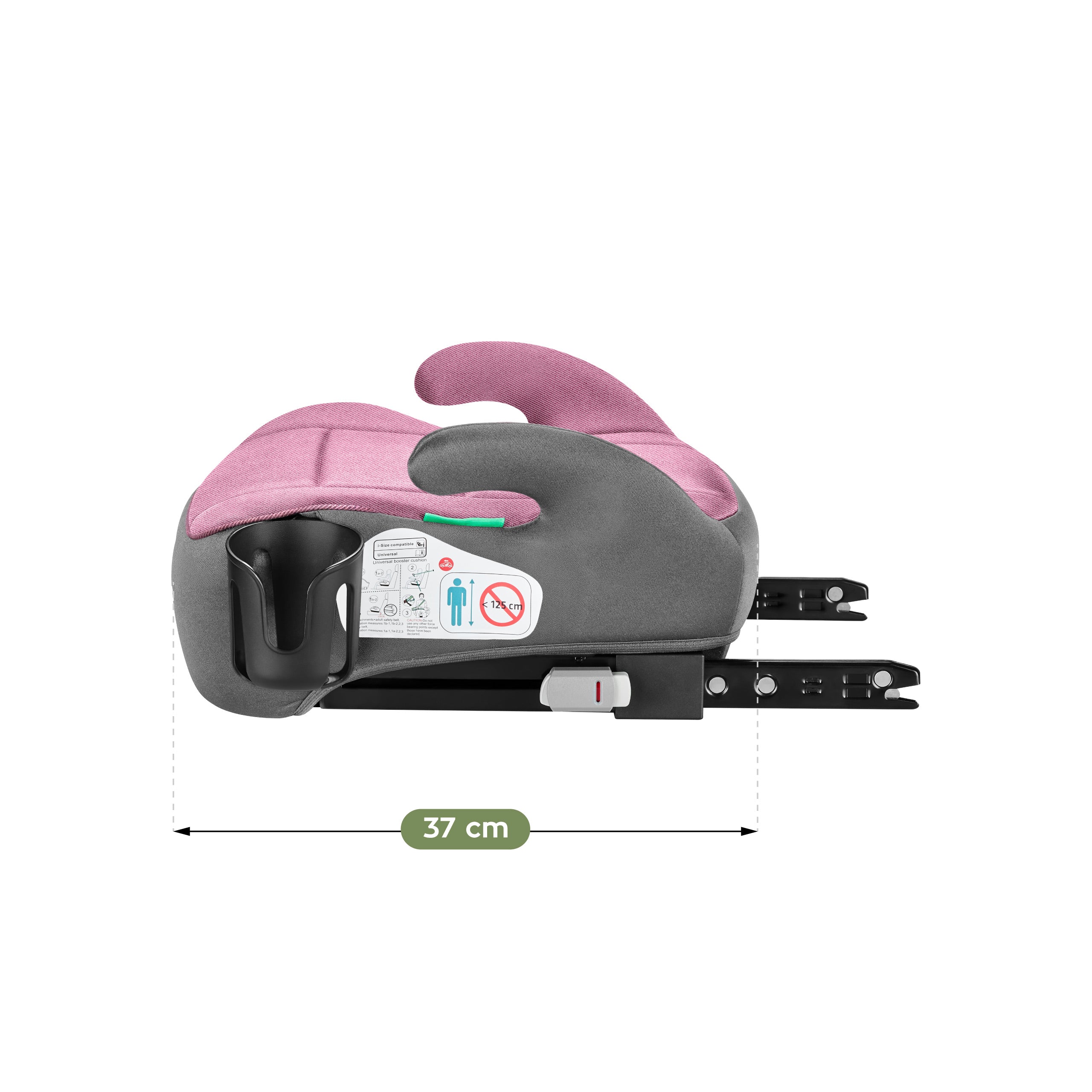 Seggiolino auto con base Tulano Cabby 30 Rosa-Grigio