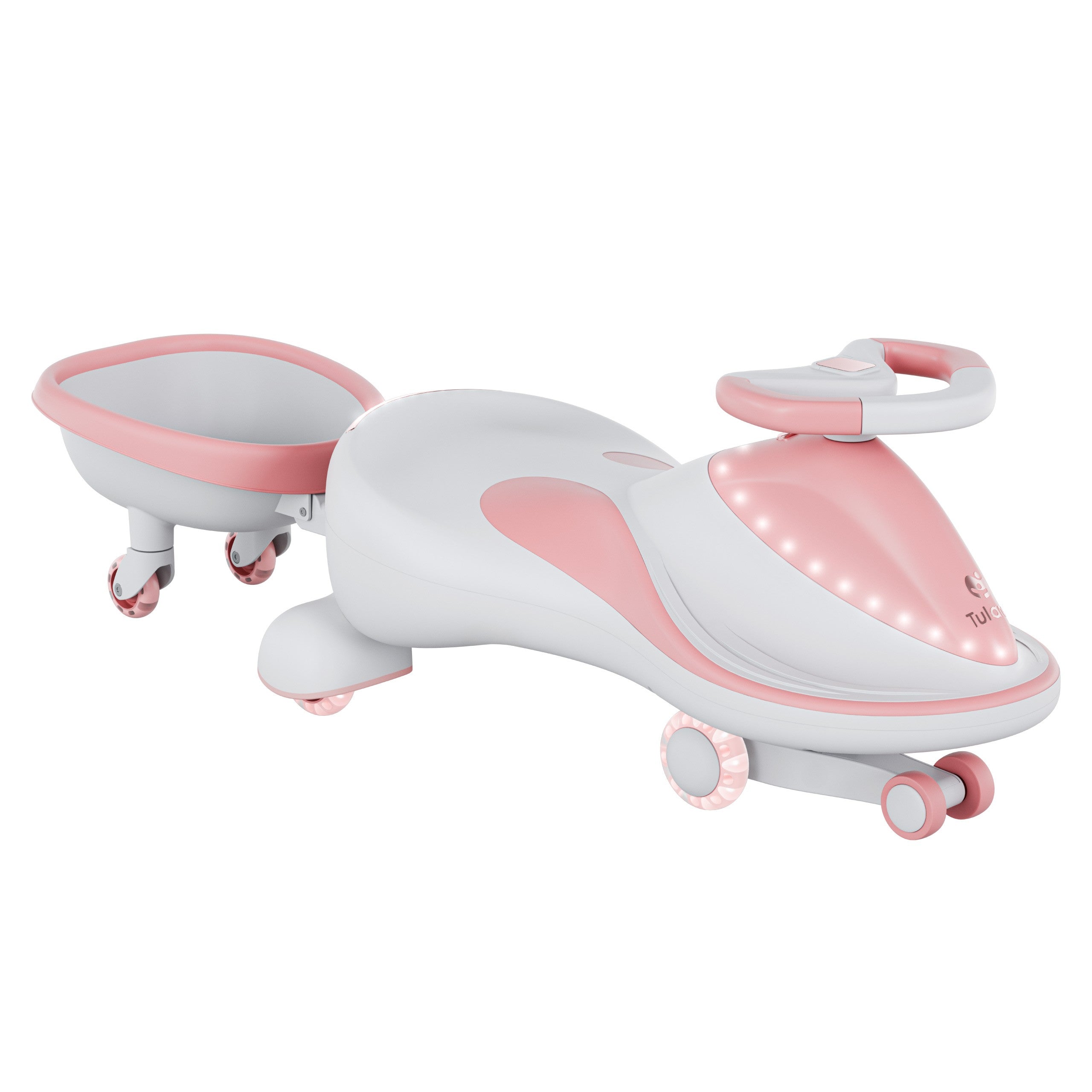 Carretto a gravità per bambini con luci LED Tulano Focus 55 Pink