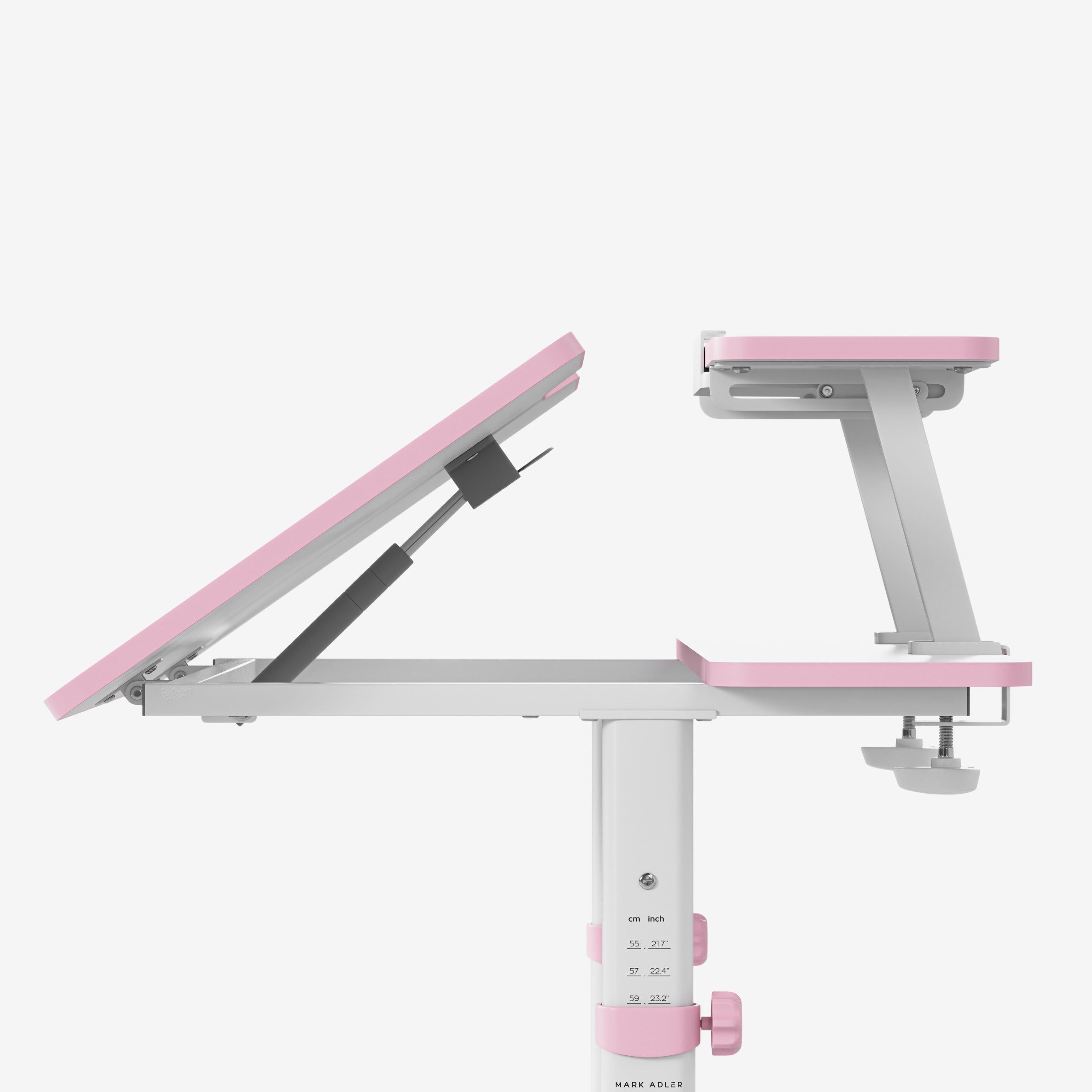 Scrivania per bambini regolabile Mark Adler Study 3.7 Pink 90 cm