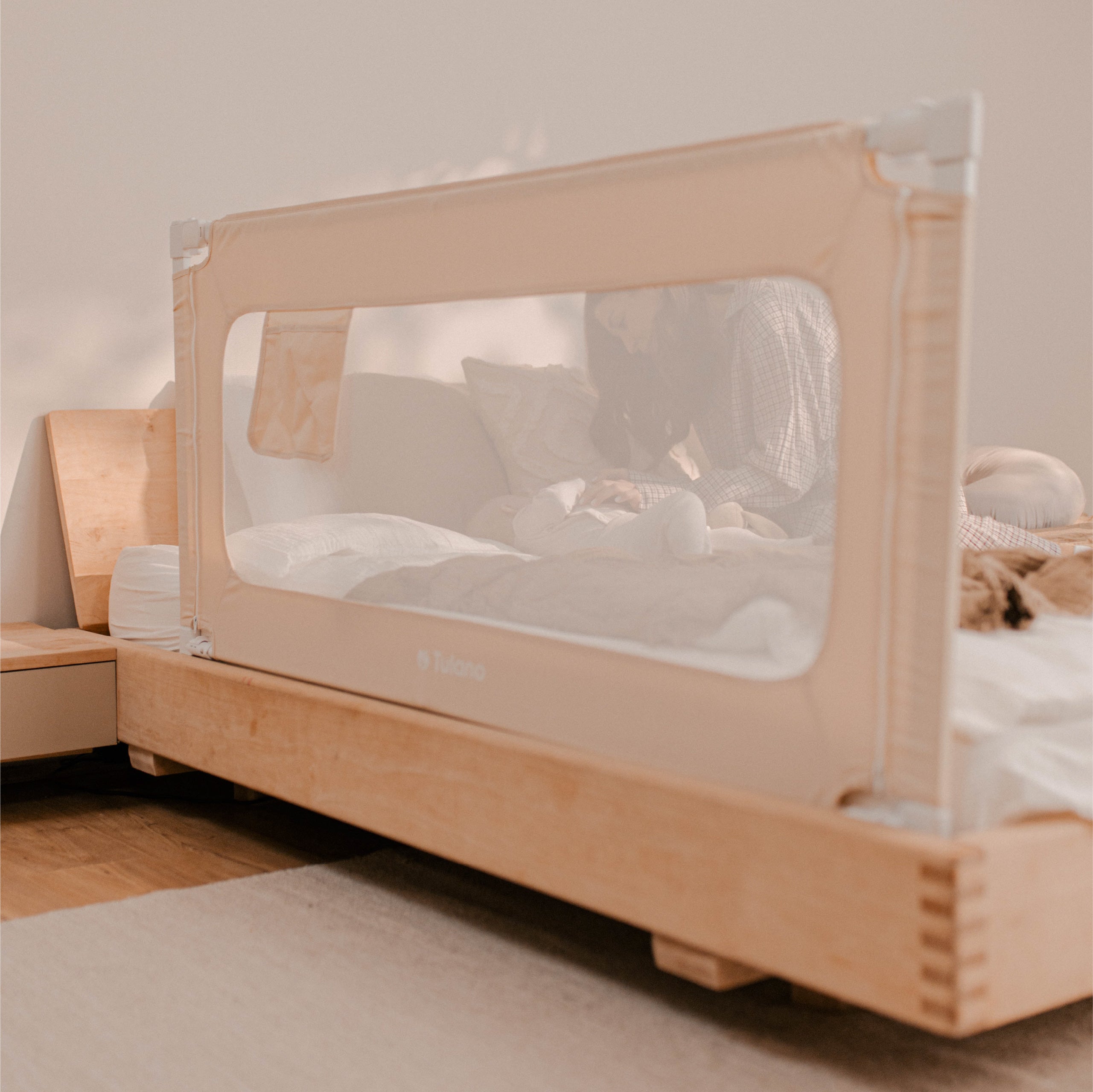 Spondina di sicurezza per letto da 160 cm Tulano Cover 46 Beige