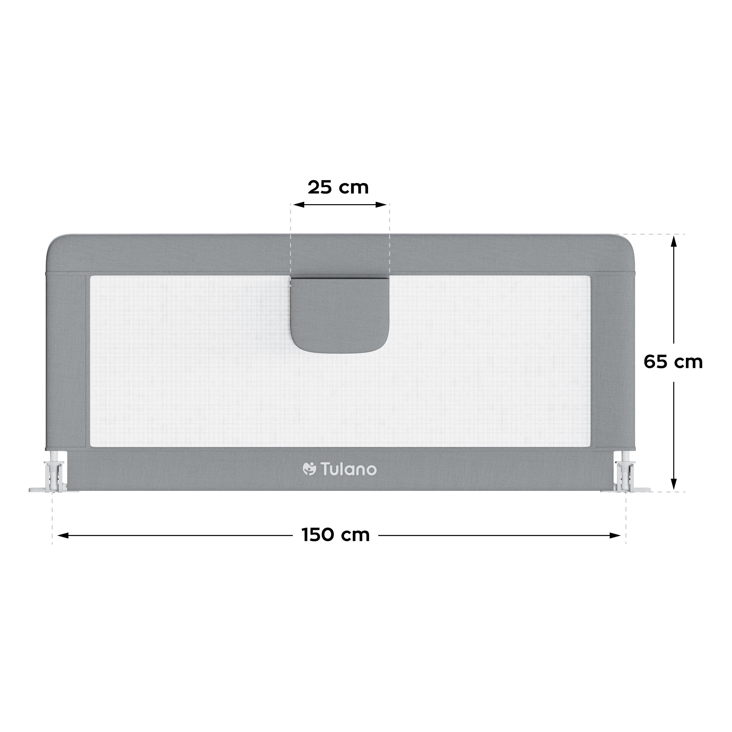 Spondina di sicurezza per letto da 150 cm Tulano Cover 15