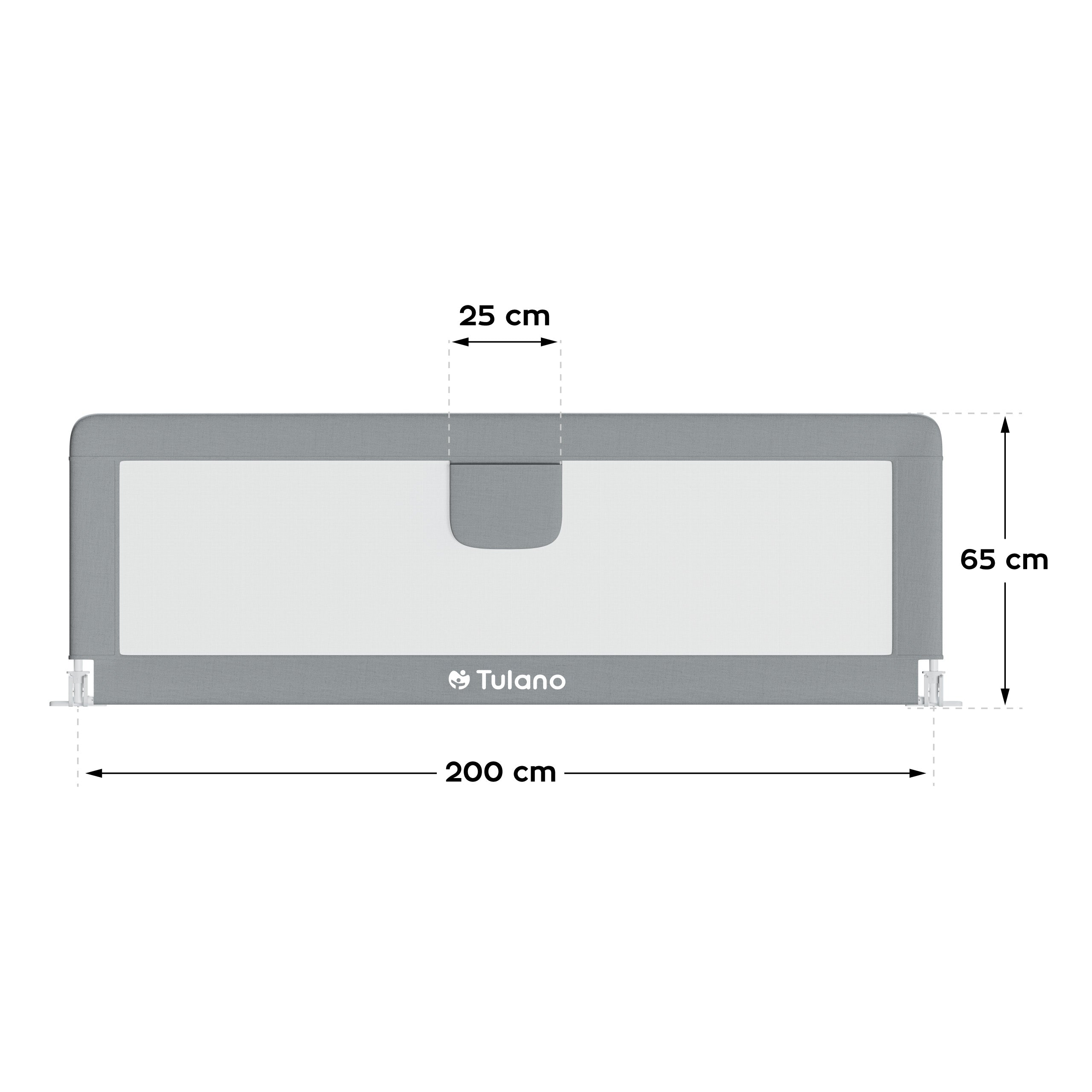 Spondina di sicurezza per letto da 200 cm Tulano Cover 20