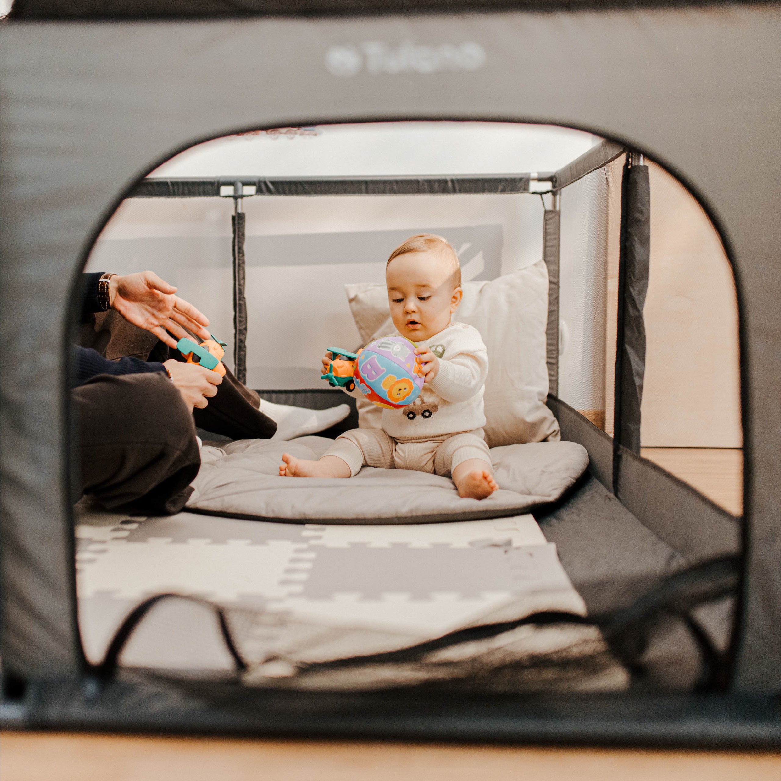 Box per bambini Tulano Cozy 20 Graphite - 130 cm
