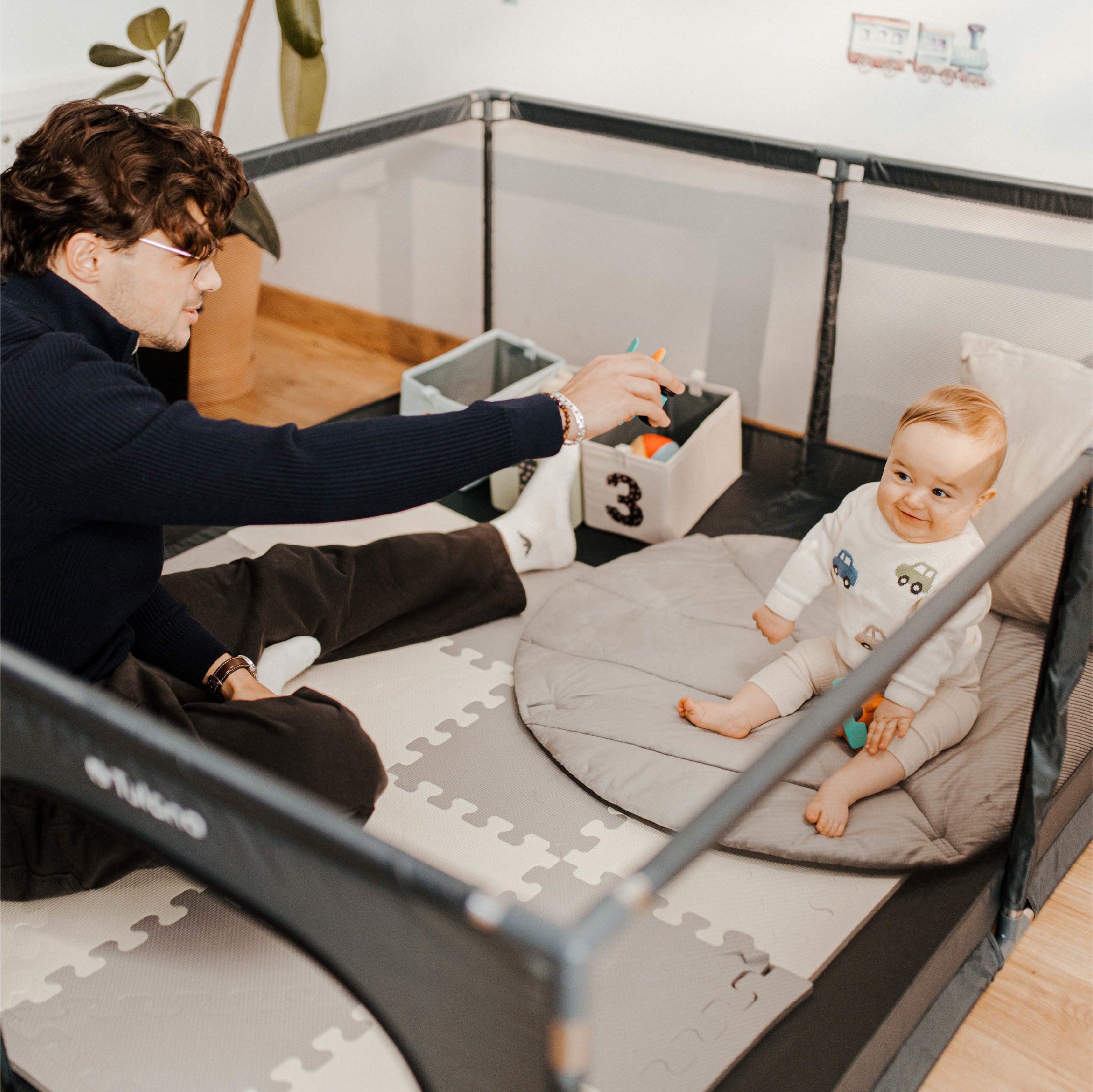 Box per bambini Tulano Cozy 20 Graphite - 130 cm