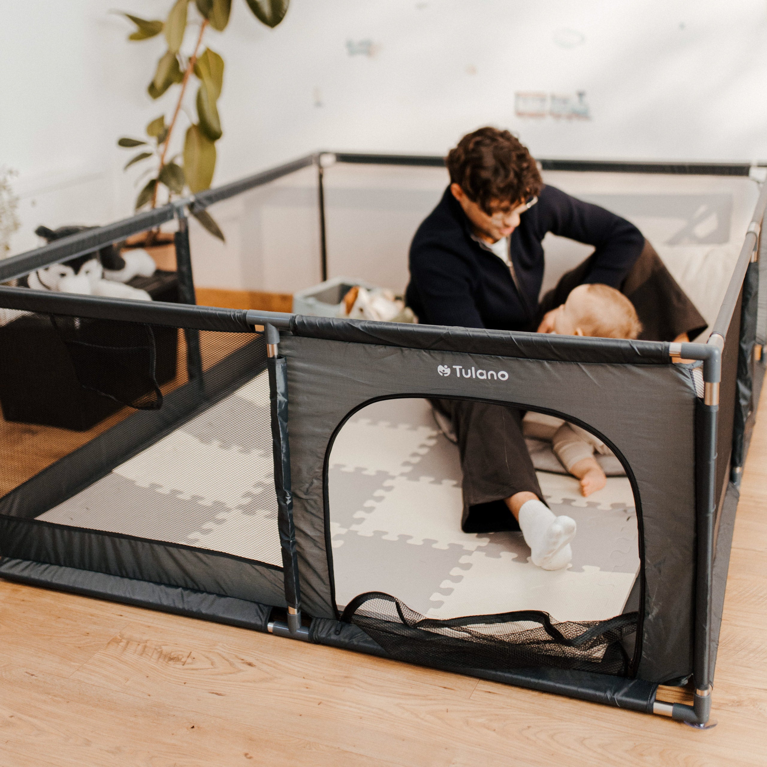 Box per bambini Tulano Cozy 20 Graphite - 130 cm