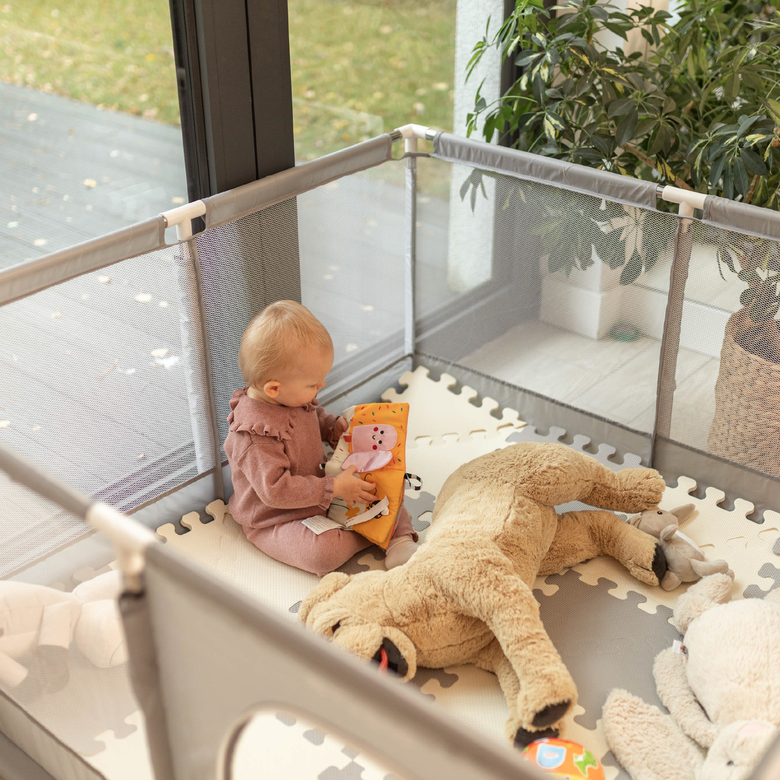 Box per bambini Tulano Cozy 20 Beige - 130 cm