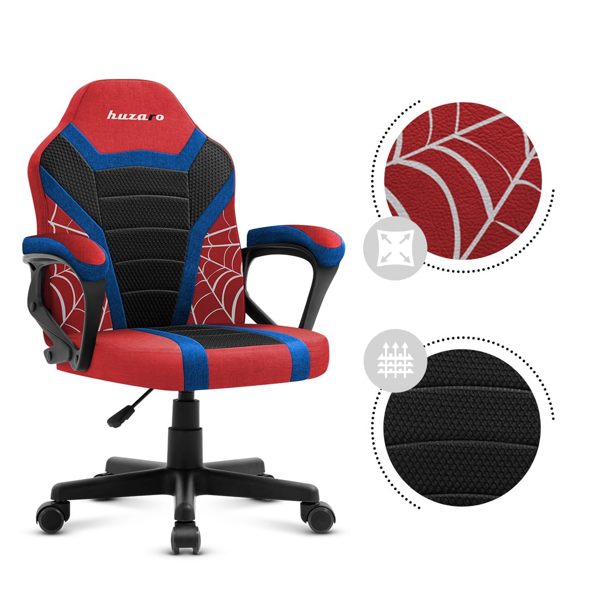 OUTLET Poltrona da gaming per bambini Huzaro Ranger 1.0 Spider Mesh