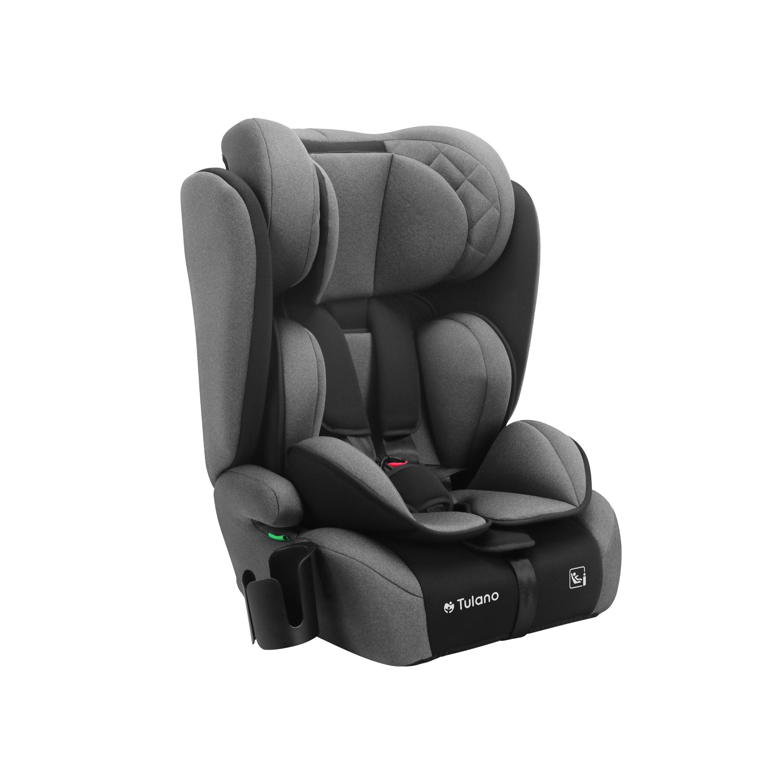 OUTLET Seggiolino auto Tulano Zooma 25 Grigio - Nero 76 - 150 cm I-Size