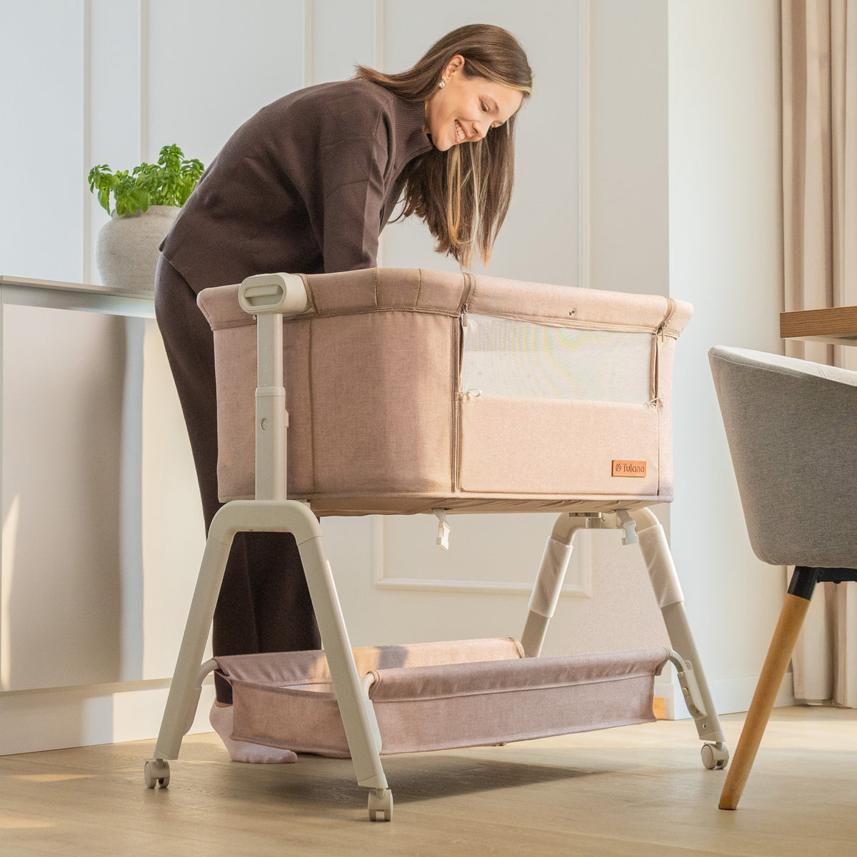 Culla co-sleeping 3in1 Tulano Dream 50 Taupe