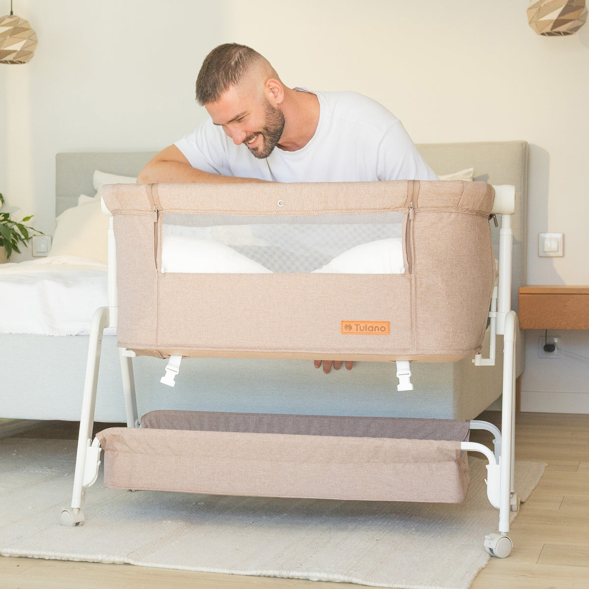 Culla co-sleeping 3in1 Tulano Dream 50 Taupe