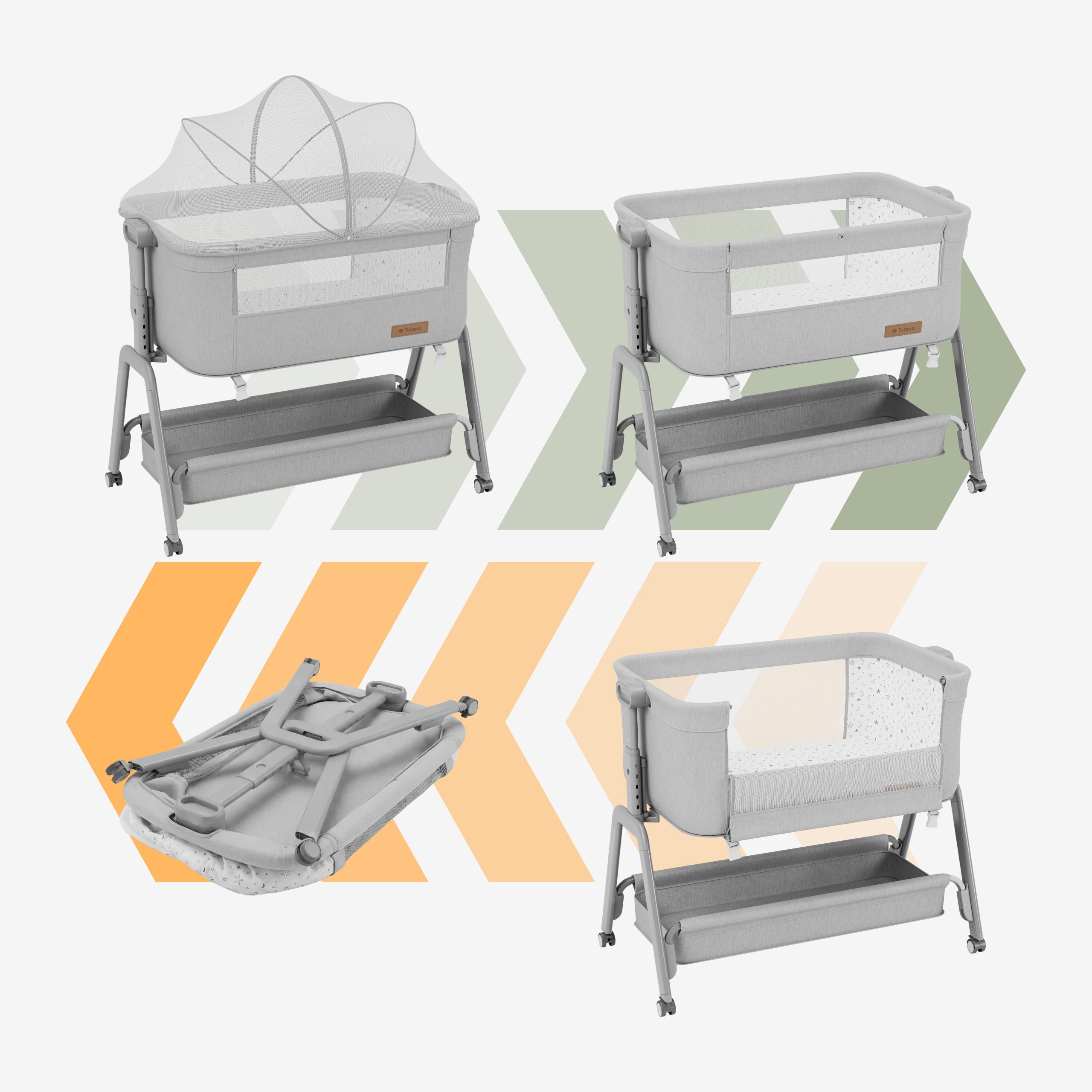 Lettino aggiuntivo 3 in 1 – comfort e funzionalità