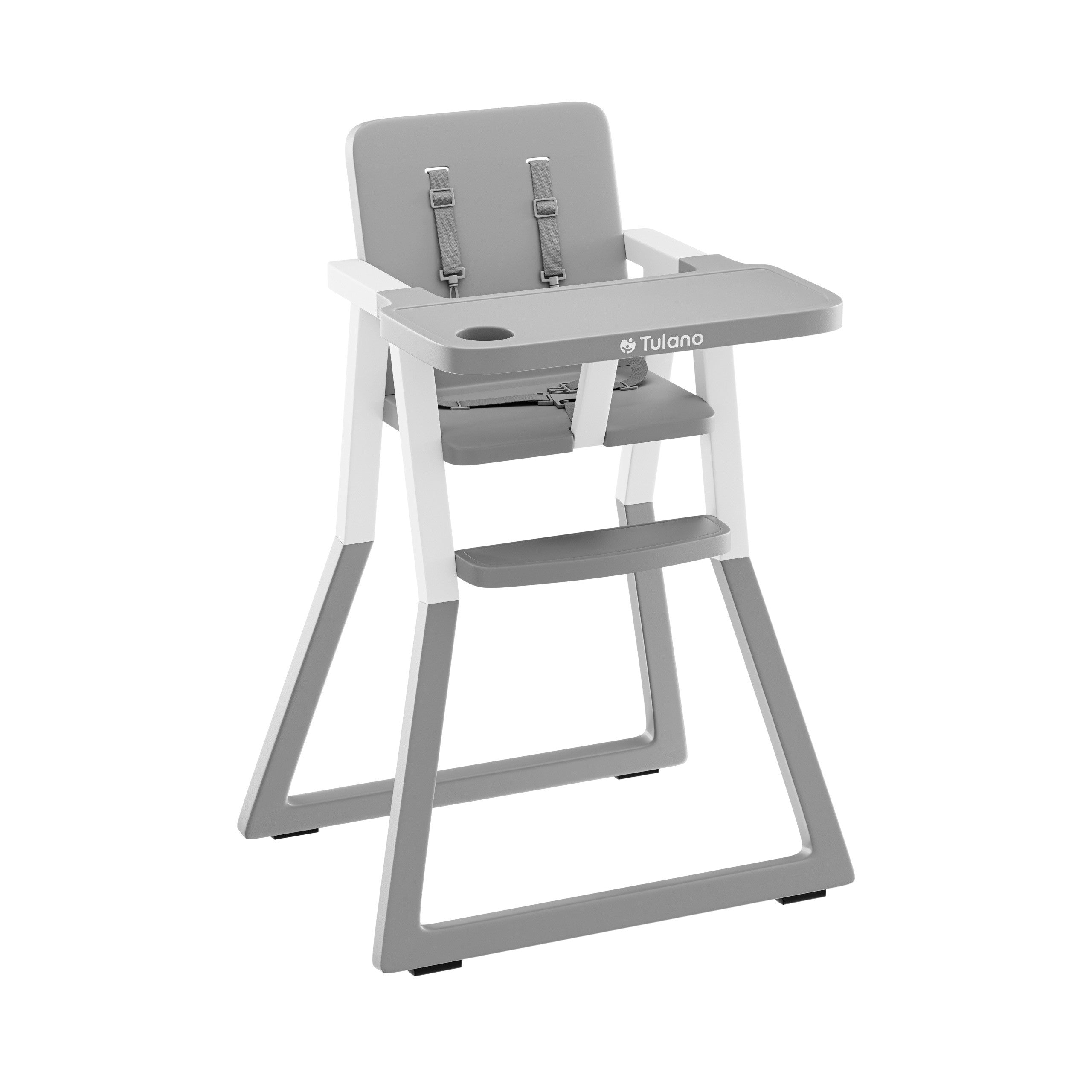 Seggiolone in plastica Tulano Morsel 25 Grey White