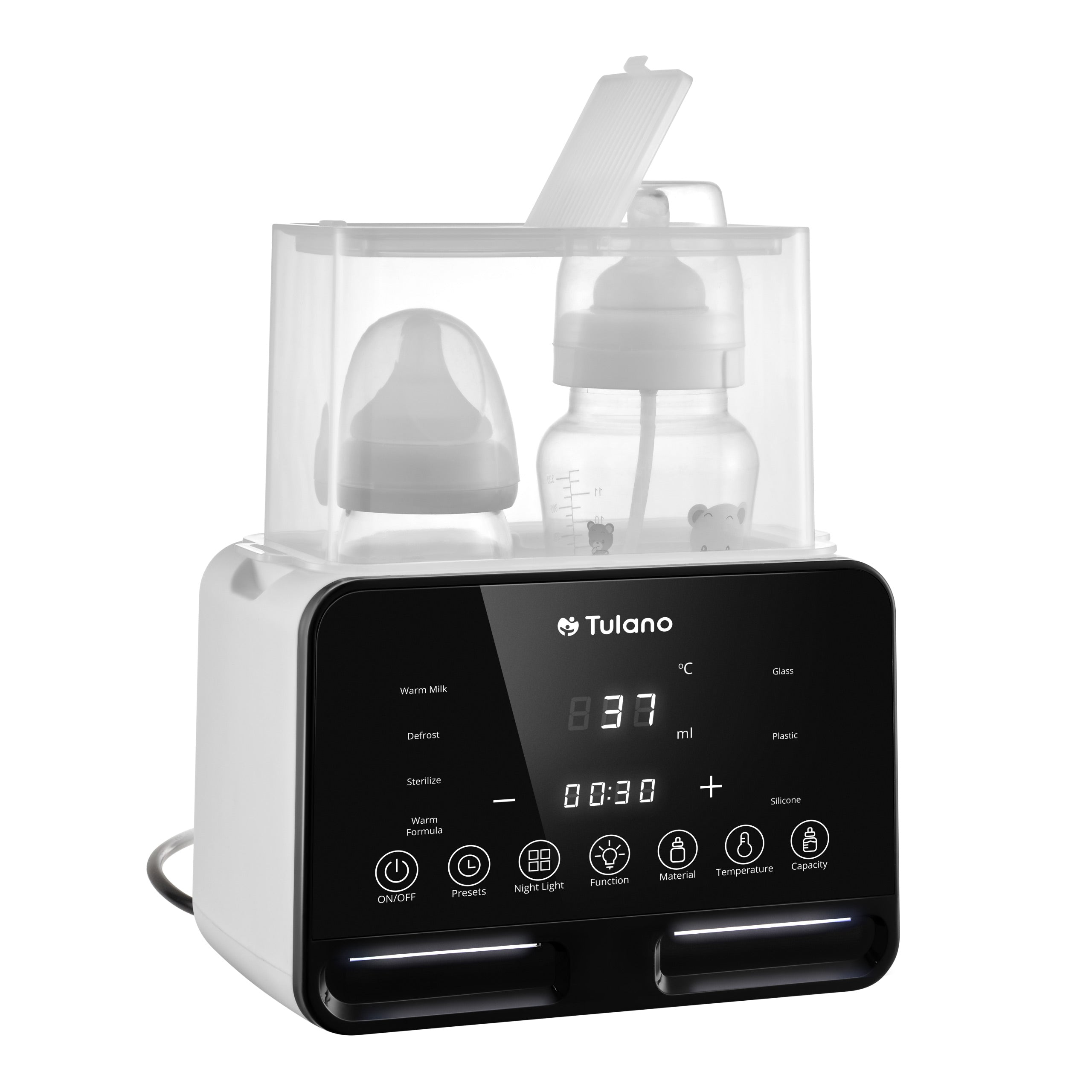 Riscaldatore e sterilizzatore doppio per biberon Tulano Ellie 45