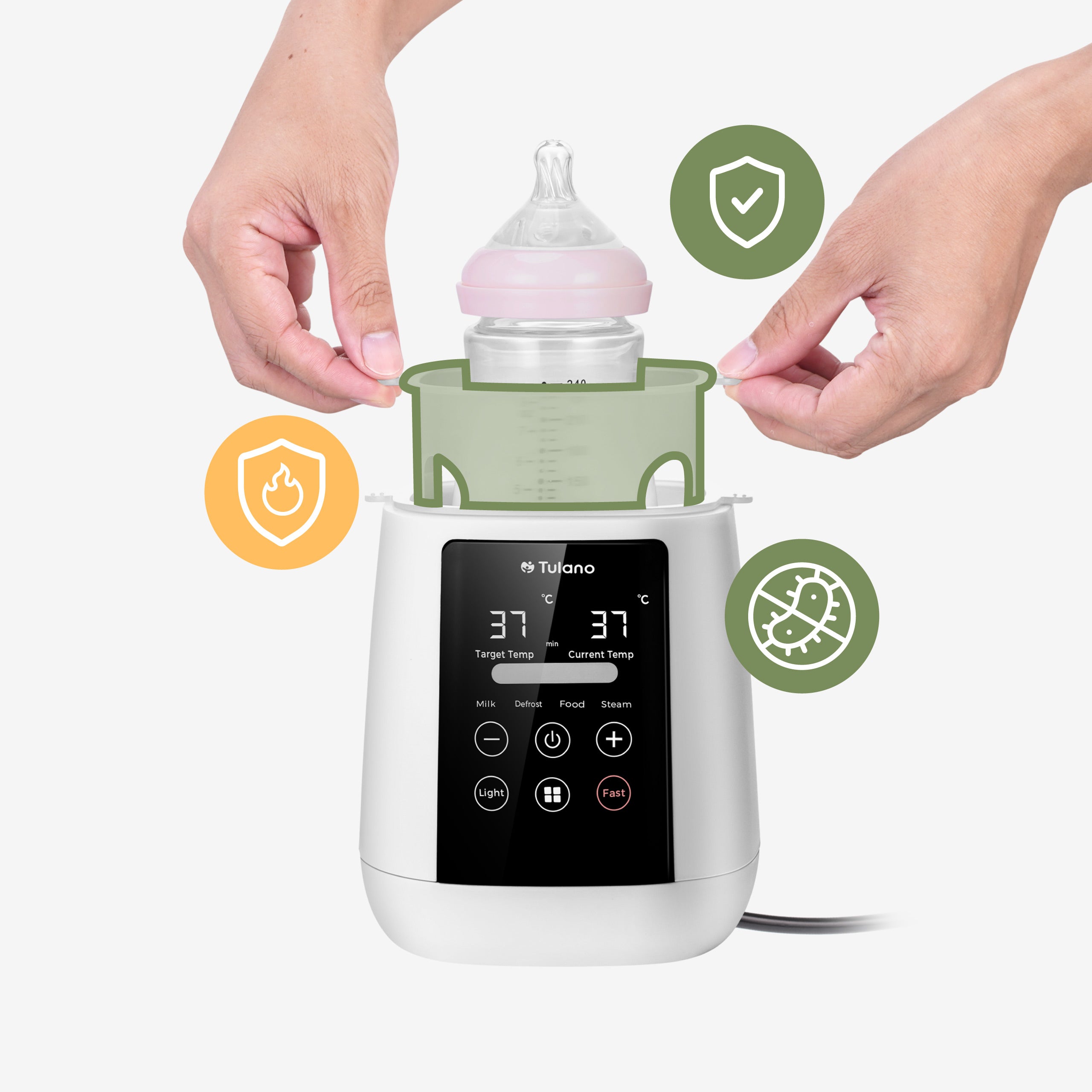 Scaldabiberon e sterilizzatore Tulano Ellie 35