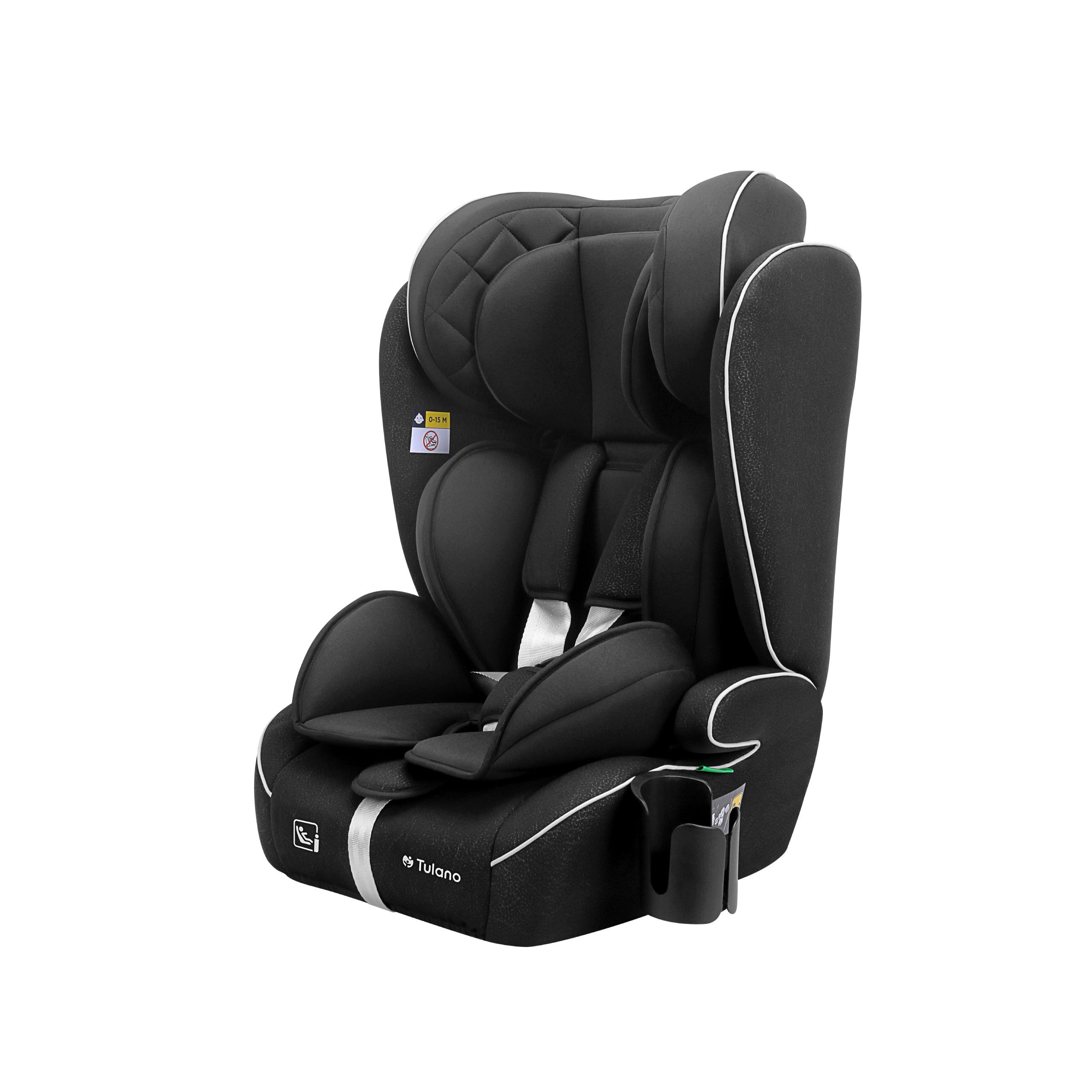 Seggiolino auto Tulano Zooma 25 Black 76-150 cm I-Size