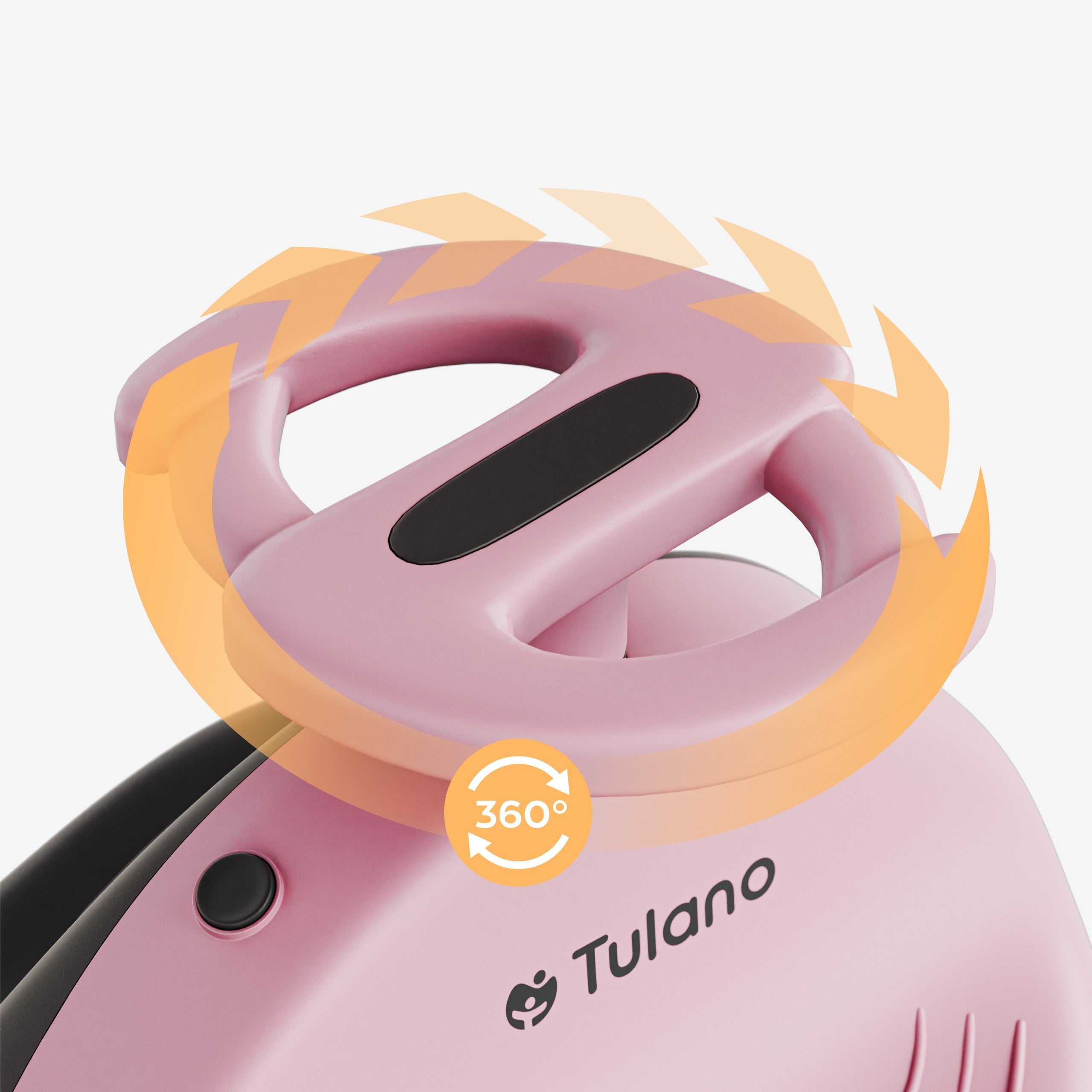 Carretto a gravità per bambini con luci LED Tulano Focus 35 Pink