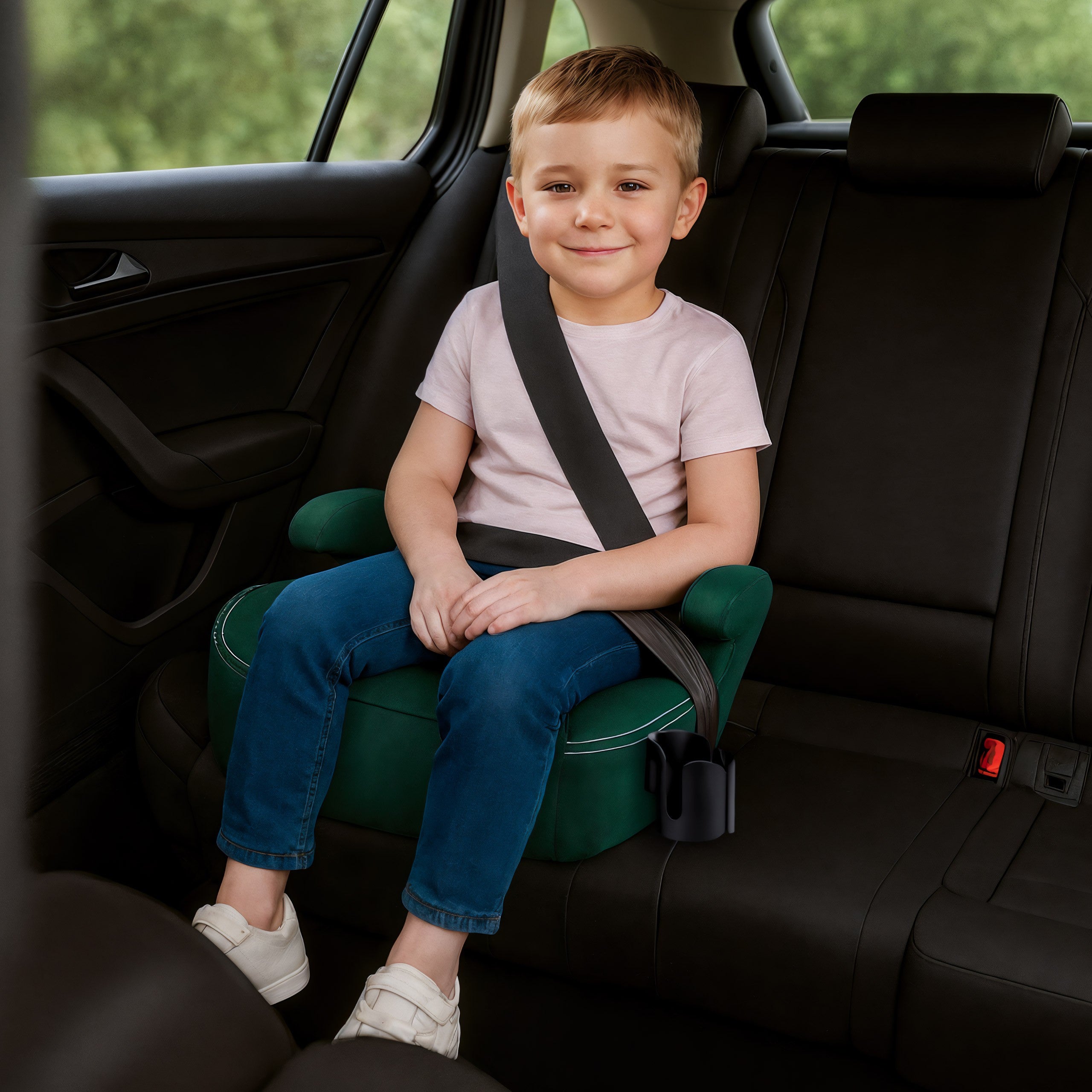 Seggiolino auto con base Tulano Cabby 25 Green 125-150 cm I-Size