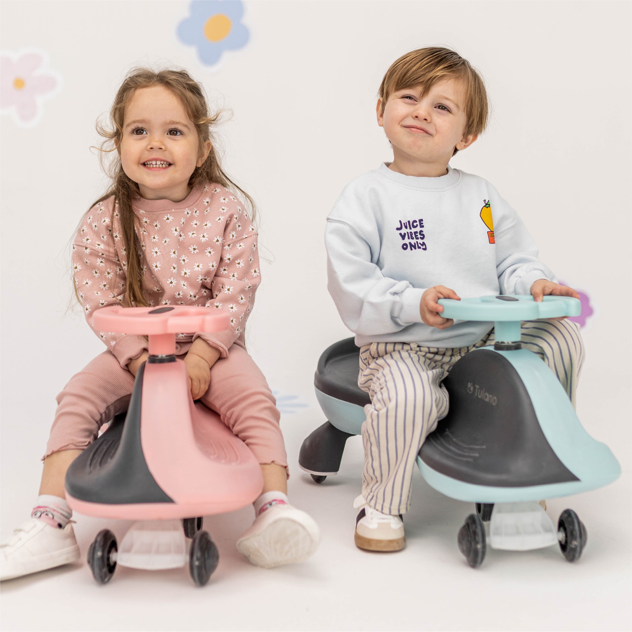 Carretto a gravità con luci LED per bambini Tulano Focus 35