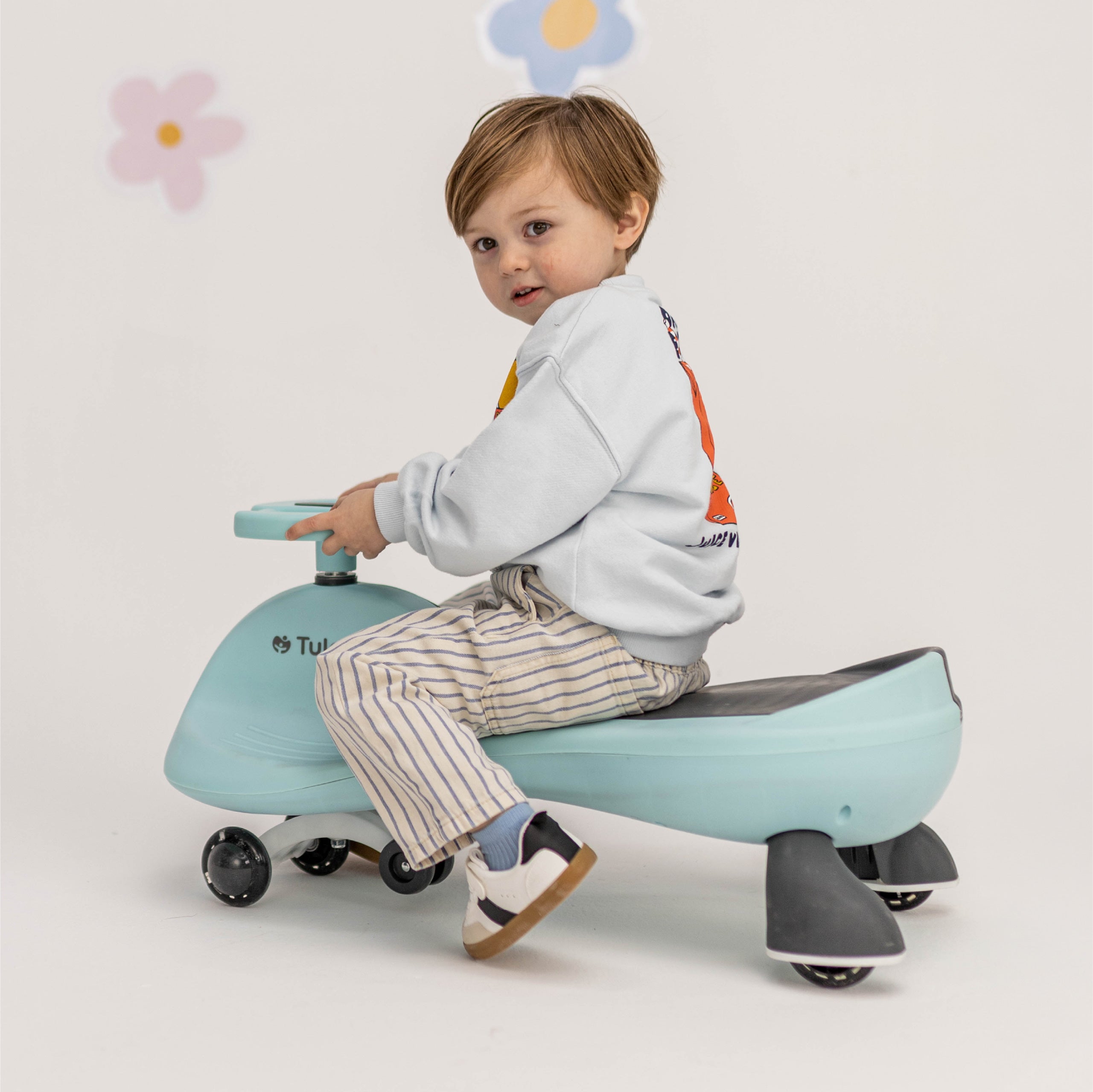 Carretto a gravità con luci LED per bambini Tulano Focus 35