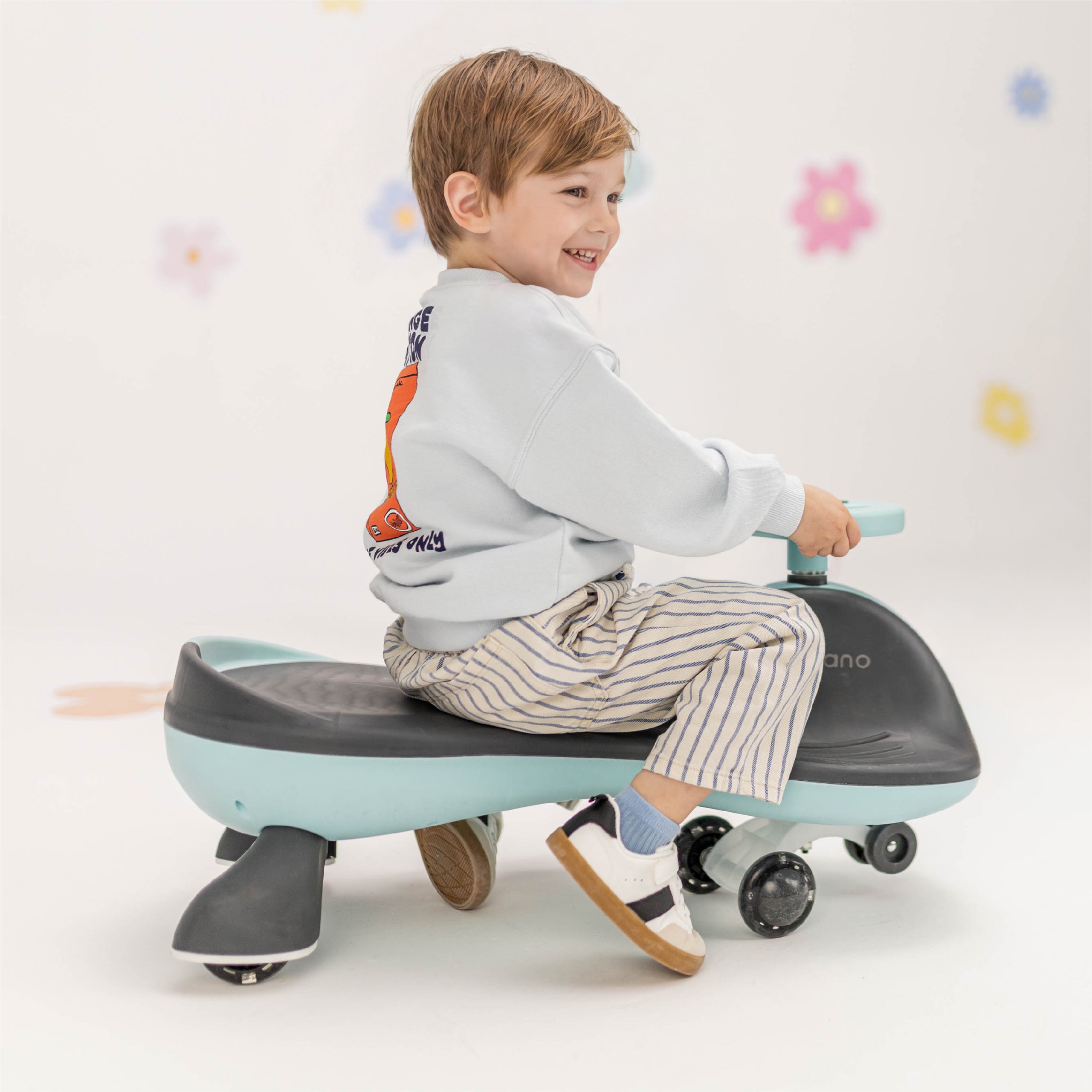 Carretto a gravità con luci LED per bambini Tulano Focus 35