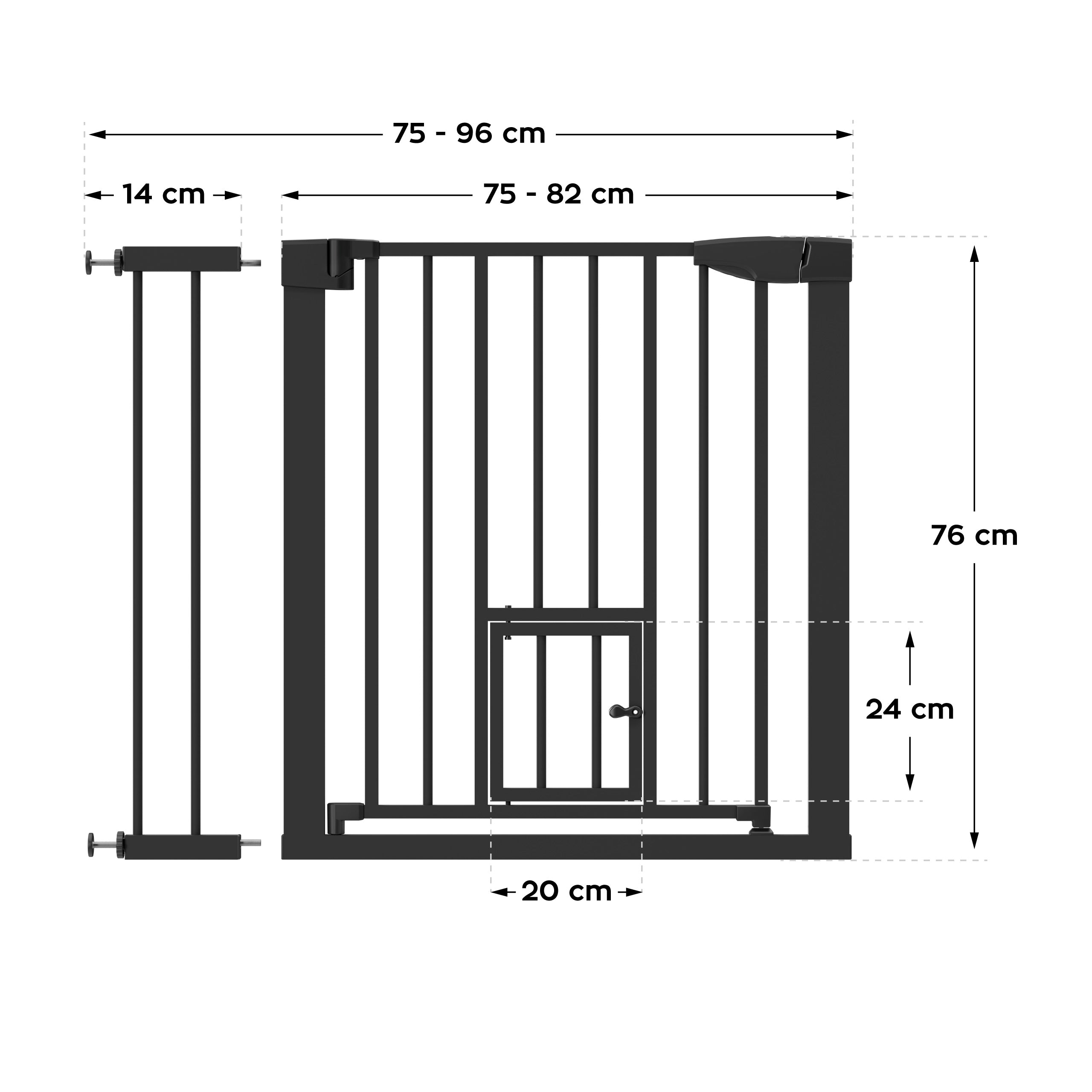Parapetto a traliccio Tulano Guardian 2.0 Black