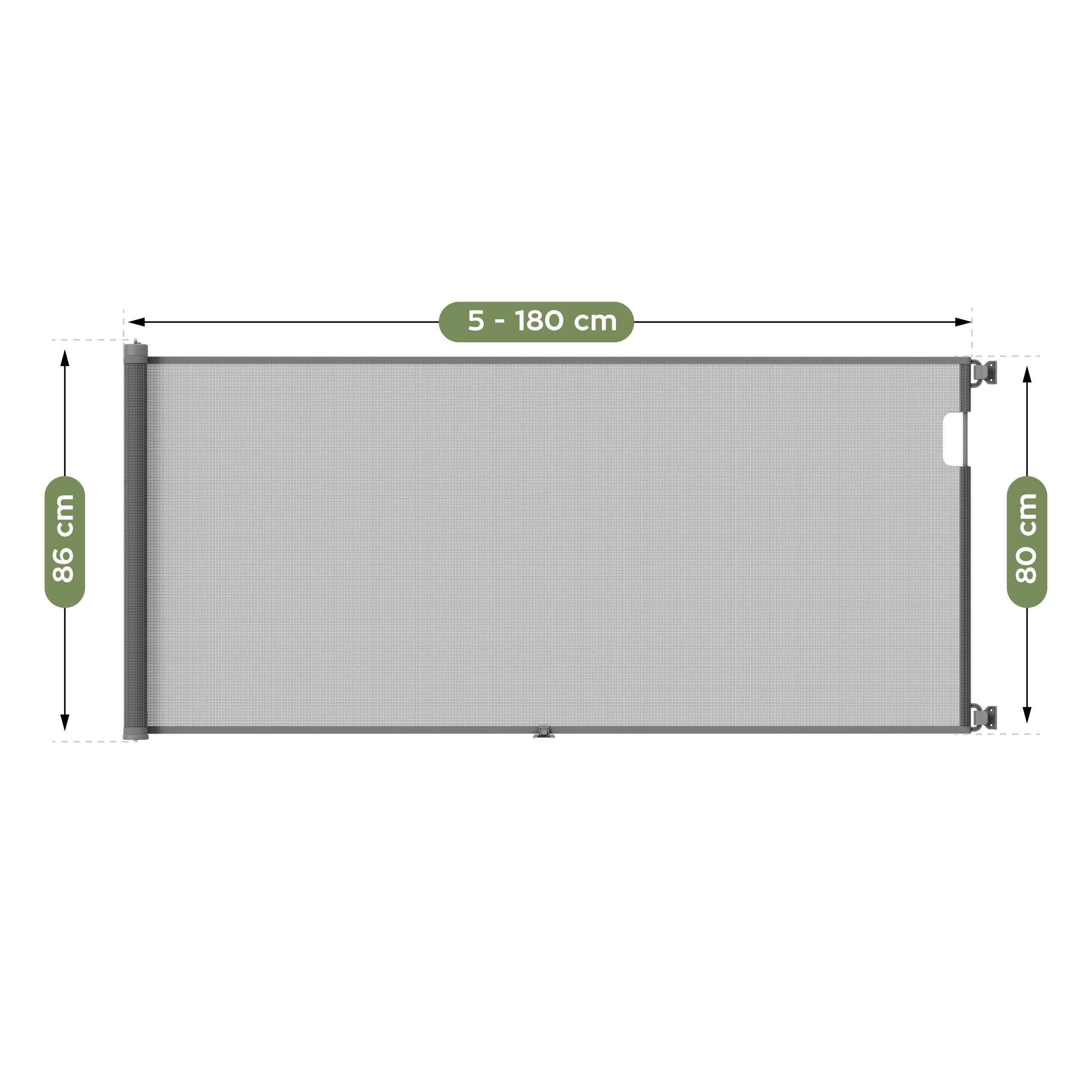 Cancelletto a rullo da 180 cm Tulano Guardian 1.8