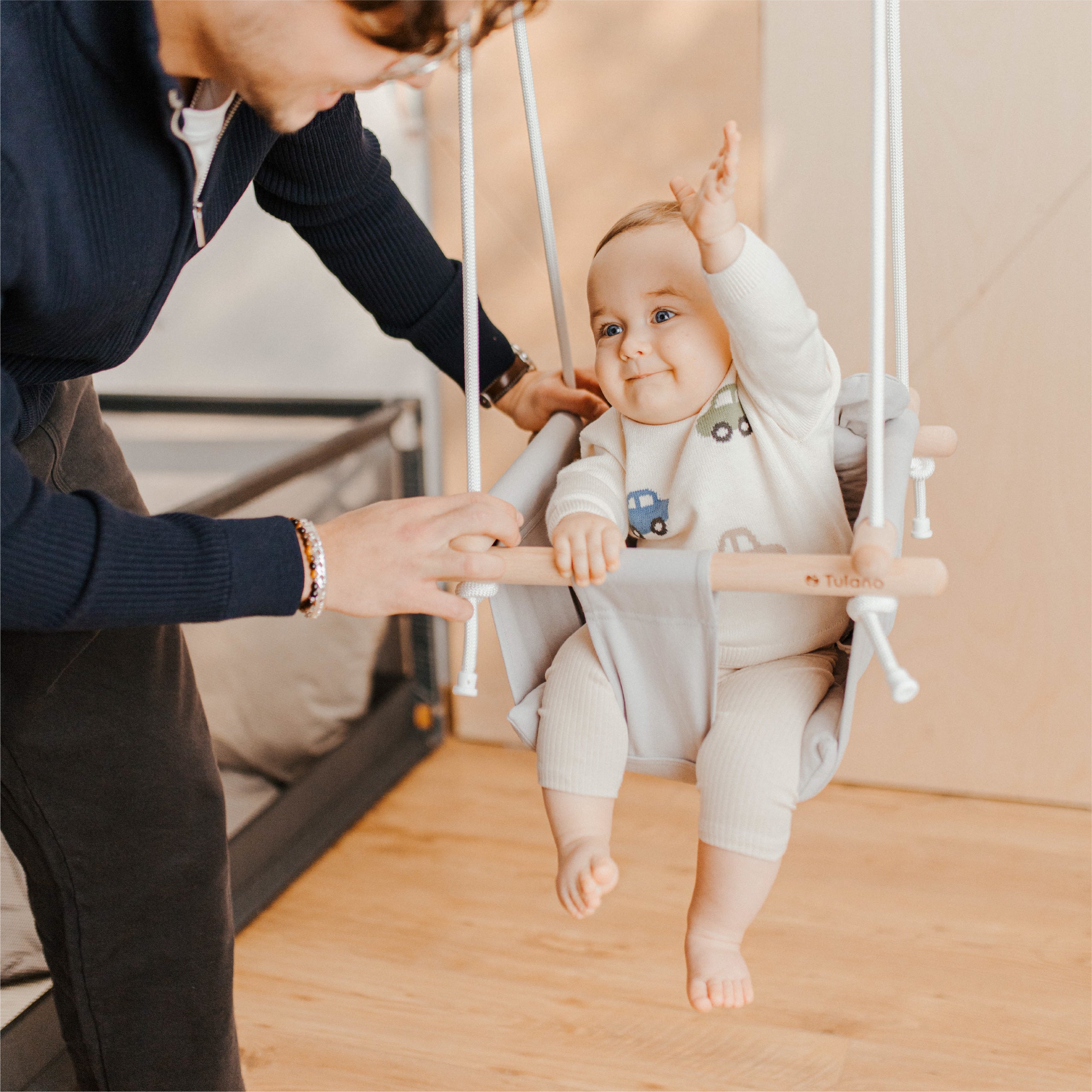 Altalena per bambini Tulano Hop 33 Grey