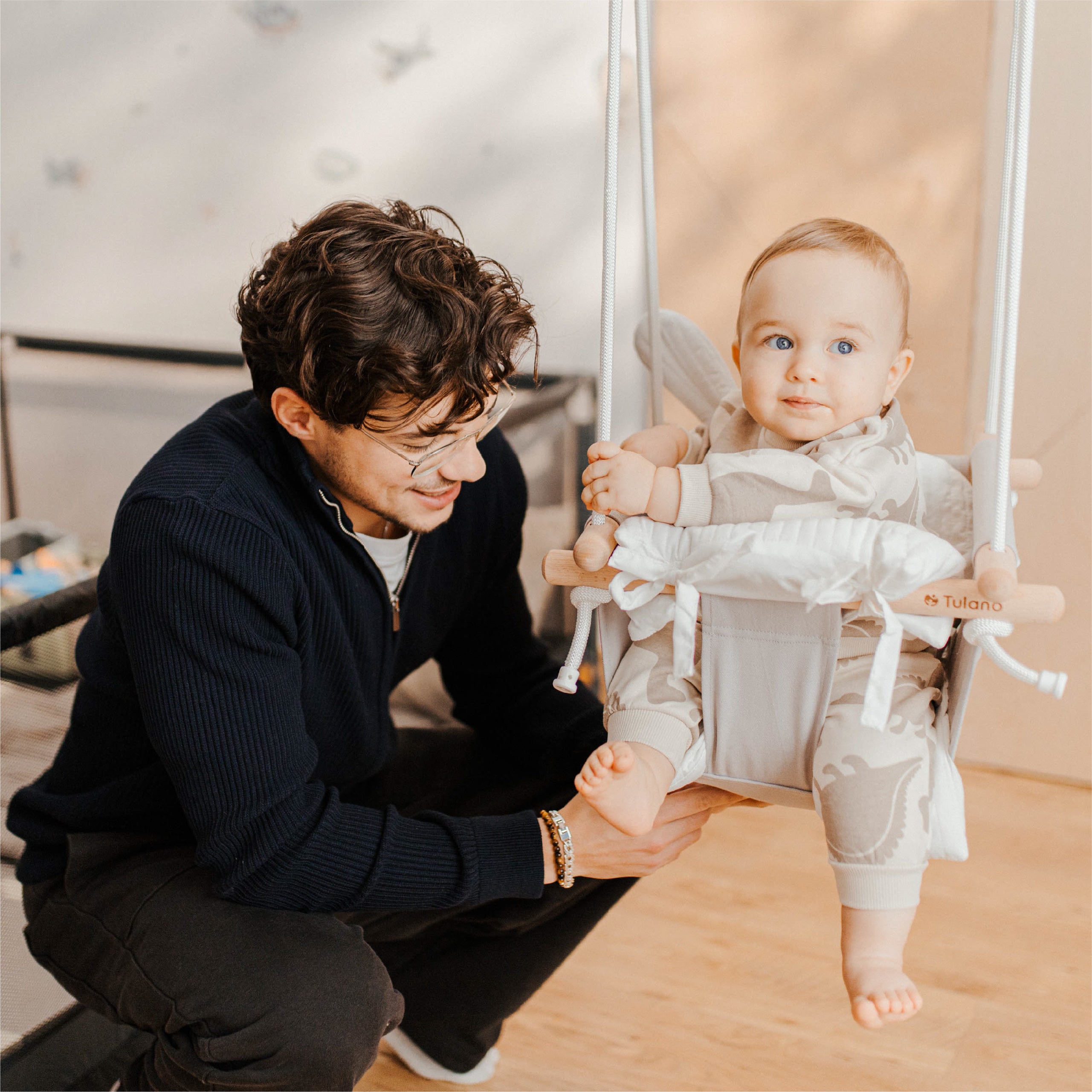 Altalena per bambini Tulano Hop 33 Grey