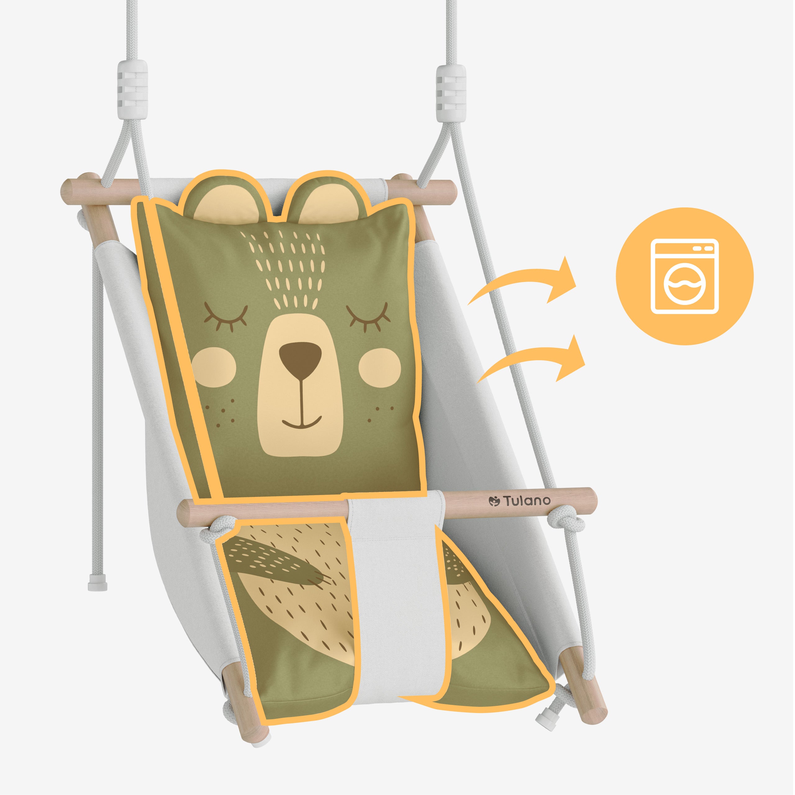 Altalena per bambini Tulano Hop 45 Bear