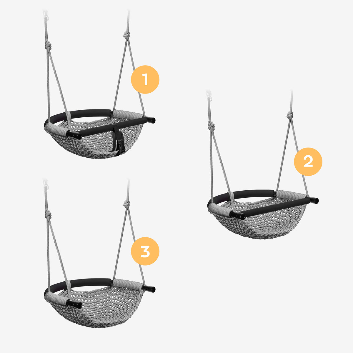 Altalena per bambini Tulano Hop 50 Grey