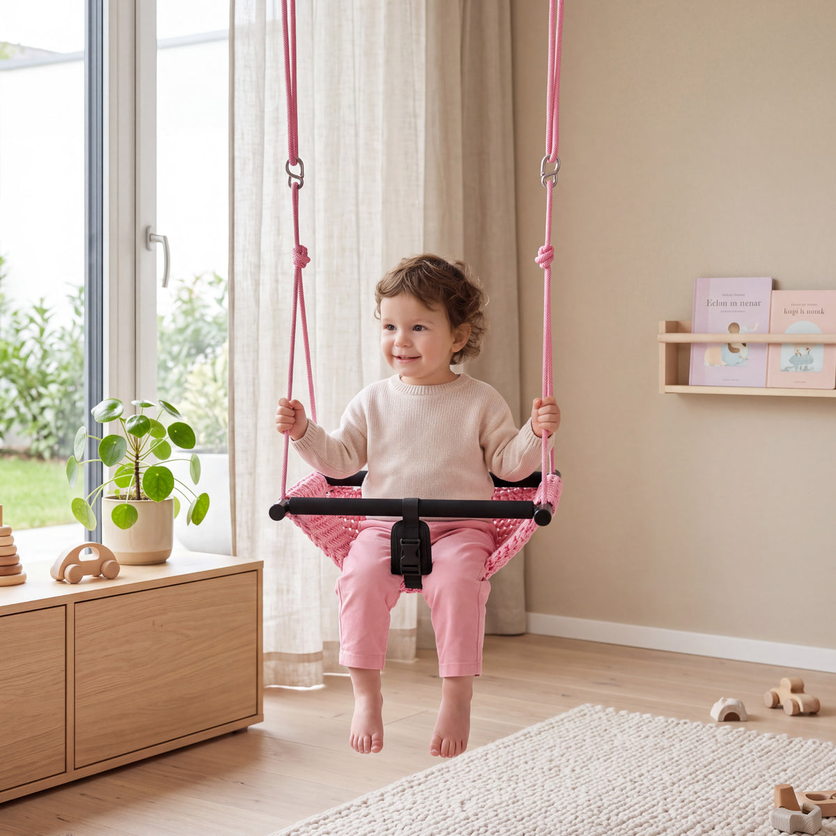 Altalena per bambini Tulano Hop 50 Pink