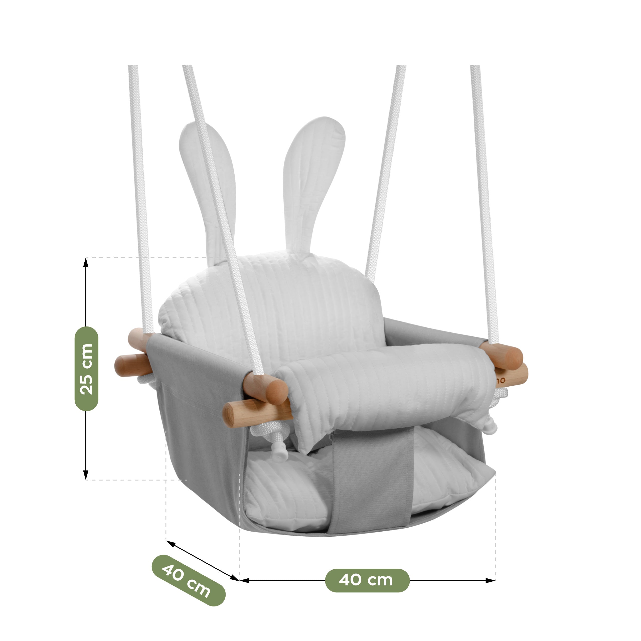Altalena per bambini Tulano Hop 33 Grey