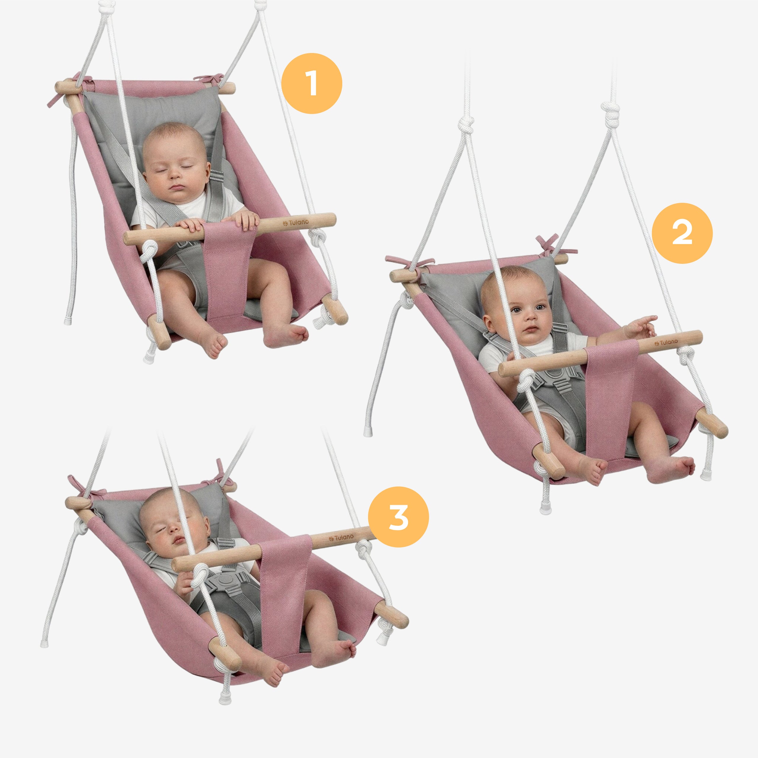 Altalena 3 in 1 per bambini Hop 40