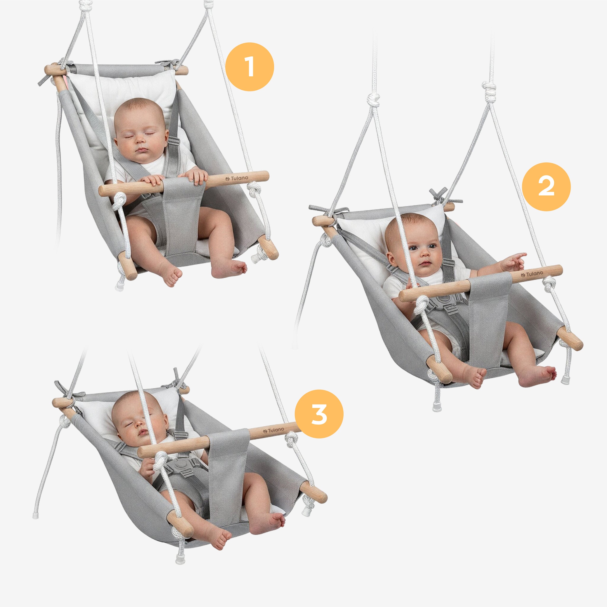 Altalena 3 in 1 per bambini Hop 40